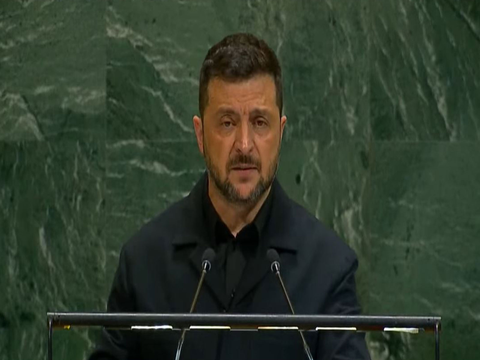 Ukrainian President Volodymyr Zelenskyy addresses the UN General Assembly (Photo/YouTube) Ukrainian President Volodymyr Zelenskyy addresses the UN General Assembly (Photo/YouTube)