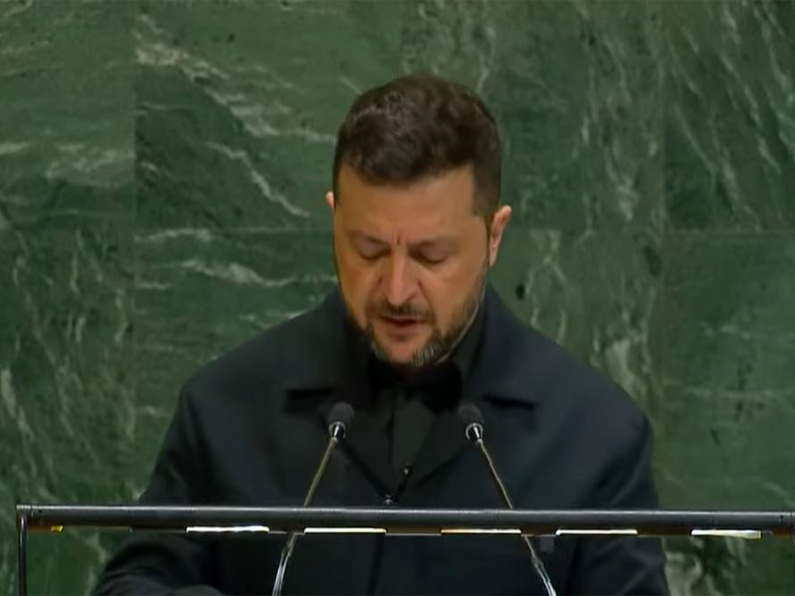 Ukrainian President Volodymyr Zelenskyy addresses the UN General Assembly (Photo/YouTube) Ukrainian President Volodymyr Zelenskyy addresses the UN General Assembly (Photo/YouTube)