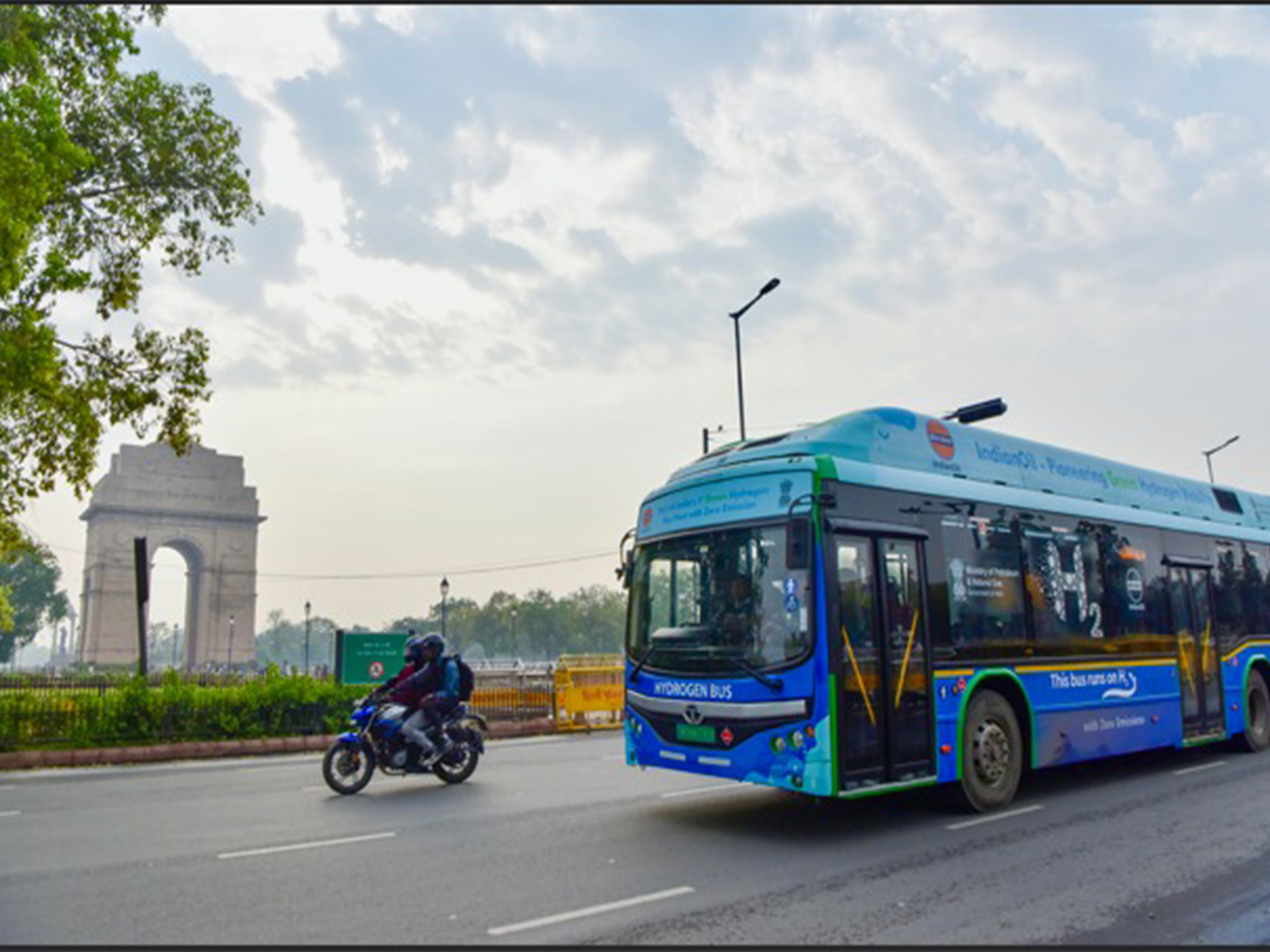 Green Hydrogen fuel cell bus (Photo/ANI) Green Hydrogen fuel cell bus (Photo/ANI)
