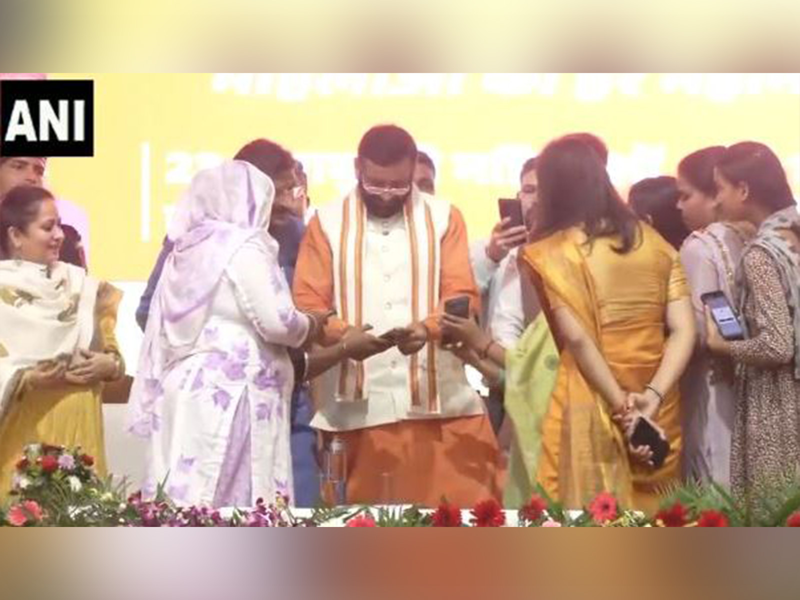 Haryana CM Nayab Singh Saini at the event (Photo/ANI) Haryana CM Nayab Singh Saini at the event (Photo/ANI)