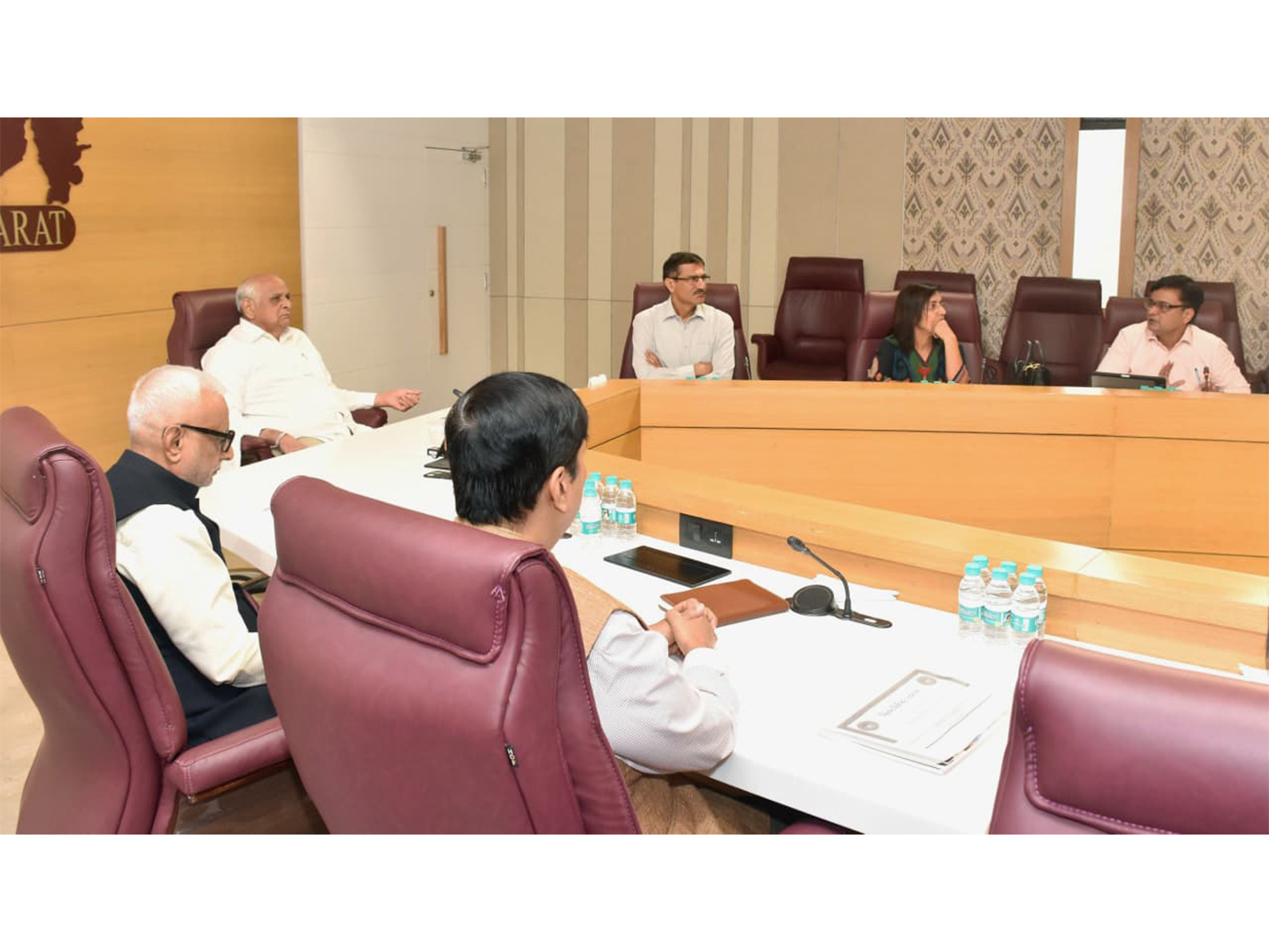 Gujarat CM Patel chairs high-level meeting ahead of '12th annual Chintan Shibir'. (Photo/CMO) Gujarat CM Patel chairs high-level meeting ahead of '12th annual Chintan Shibir'. (Photo/CMO)