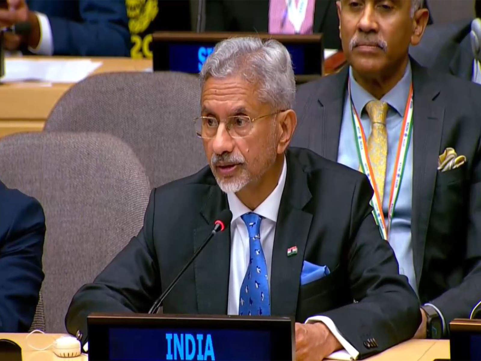 EAM S Jaishankar at the G20 Foreign Ministers’ Meeting in New York. (Photo:X/DrSJaishankar) EAM S Jaishankar at the G20 Foreign Ministers’ Meeting in New York. (Photo:X/DrSJaishankar)