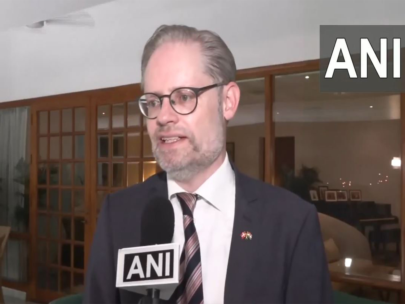 Ambassador of Denmark to India, Rasmus Abildgaard Kristensen (Photo/ANI)