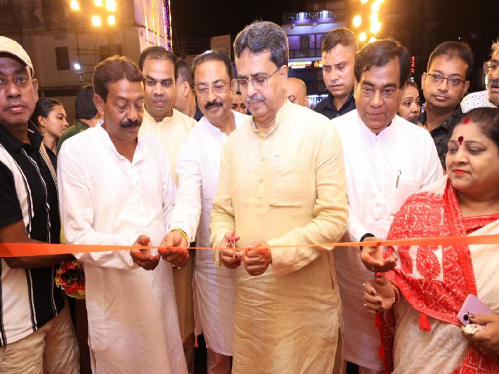 Tripura CM Manik Saha inaugurates several Durga Puja Pandals in Agartala (Photo/X/@DrManikSaha2) Tripura CM Manik Saha inaugurates several Durga Puja Pandals in Agartala (Photo/X/@DrManikSaha2)