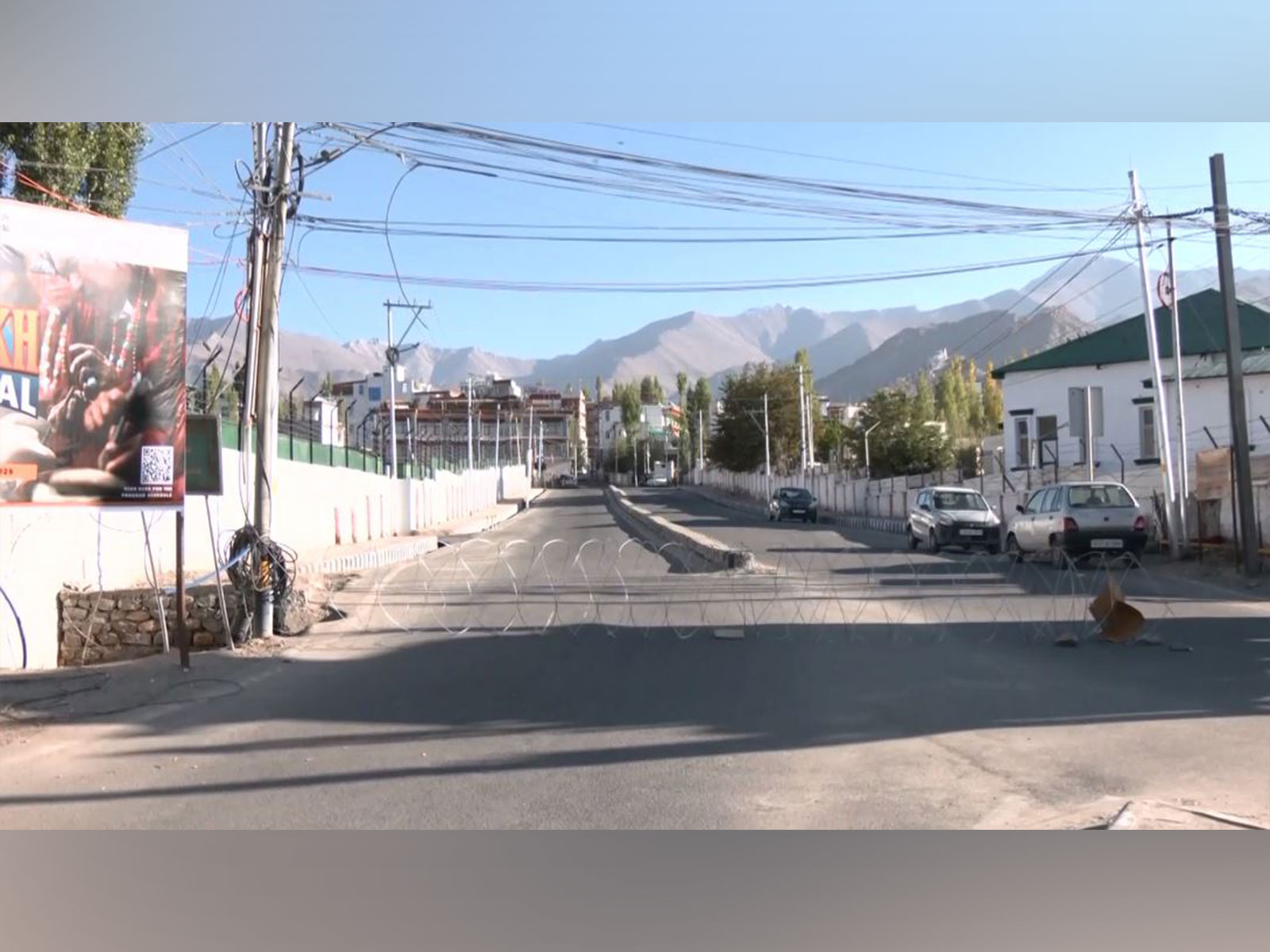 Visual from Leh, Ladakh, amid Section 163 of BNSS imposed (Photo/ANI) Visual from Leh, Ladakh, amid Section 163 of BNSS imposed (Photo/ANI)
