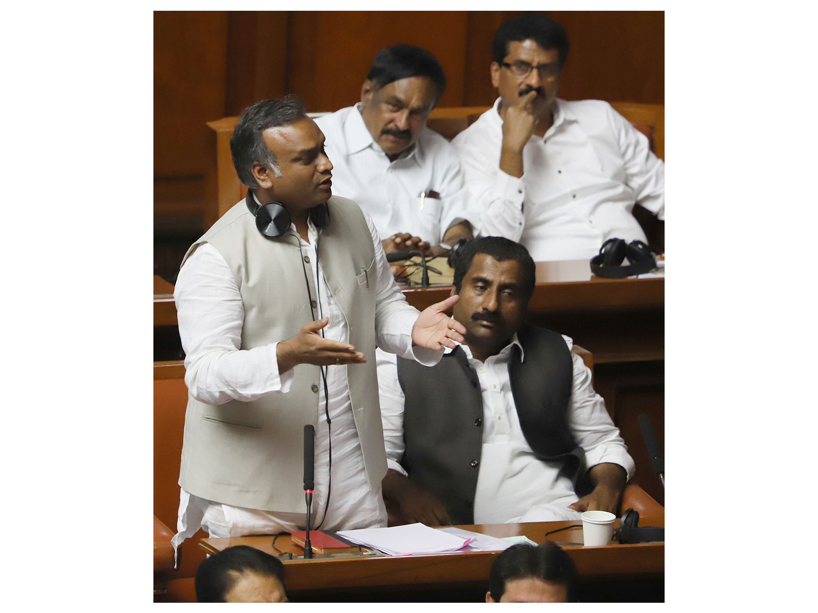 Karnataka Congress MLA Priyank Kharge (Photo/ANI) Karnataka Congress MLA Priyank Kharge (Photo/ANI)
