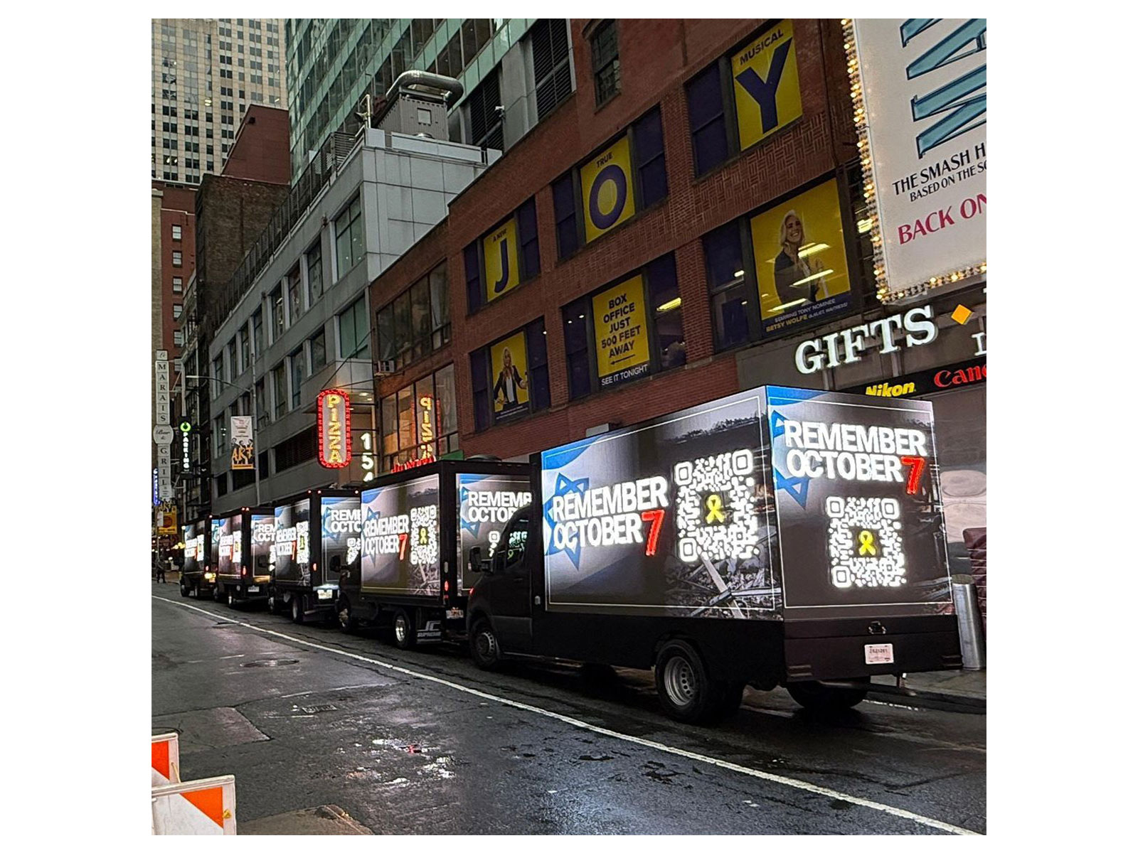 Israel launches campaign in NY to highlight Hamas atrocities (Photo/@IsraeliPM) Israel launches campaign in NY to highlight Hamas atrocities (Photo/@IsraeliPM)