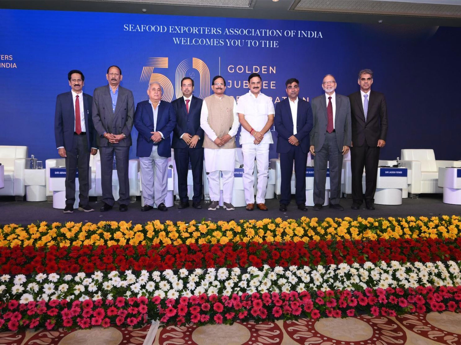 Union Ministers and seafood industry leaders gathered Union Ministers and seafood industry leaders gathered