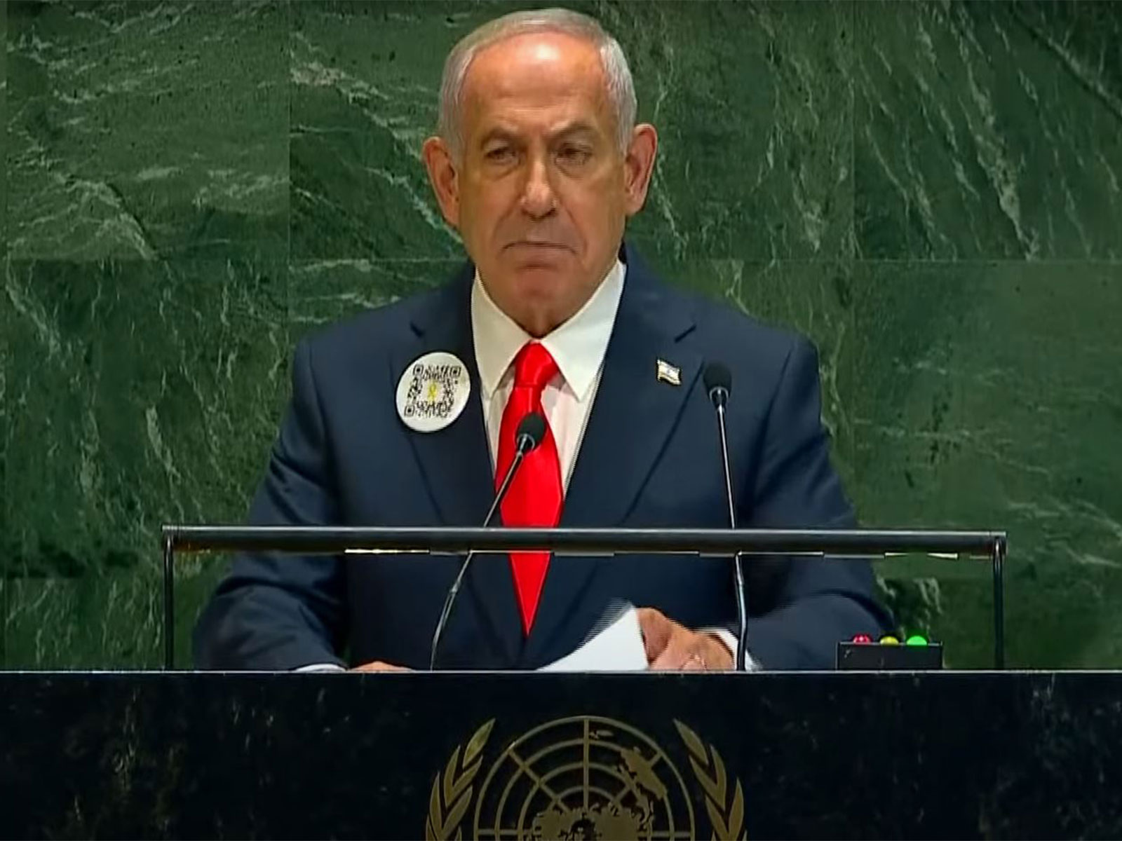 Israeli Prime Minister Benjamin Netanyahu addresses the 80th United Nations General Assembly in New York (Photo/YouTube) Israeli Prime Minister Benjamin Netanyahu addresses the 80th United Nations General Assembly in New York (Photo/YouTube)