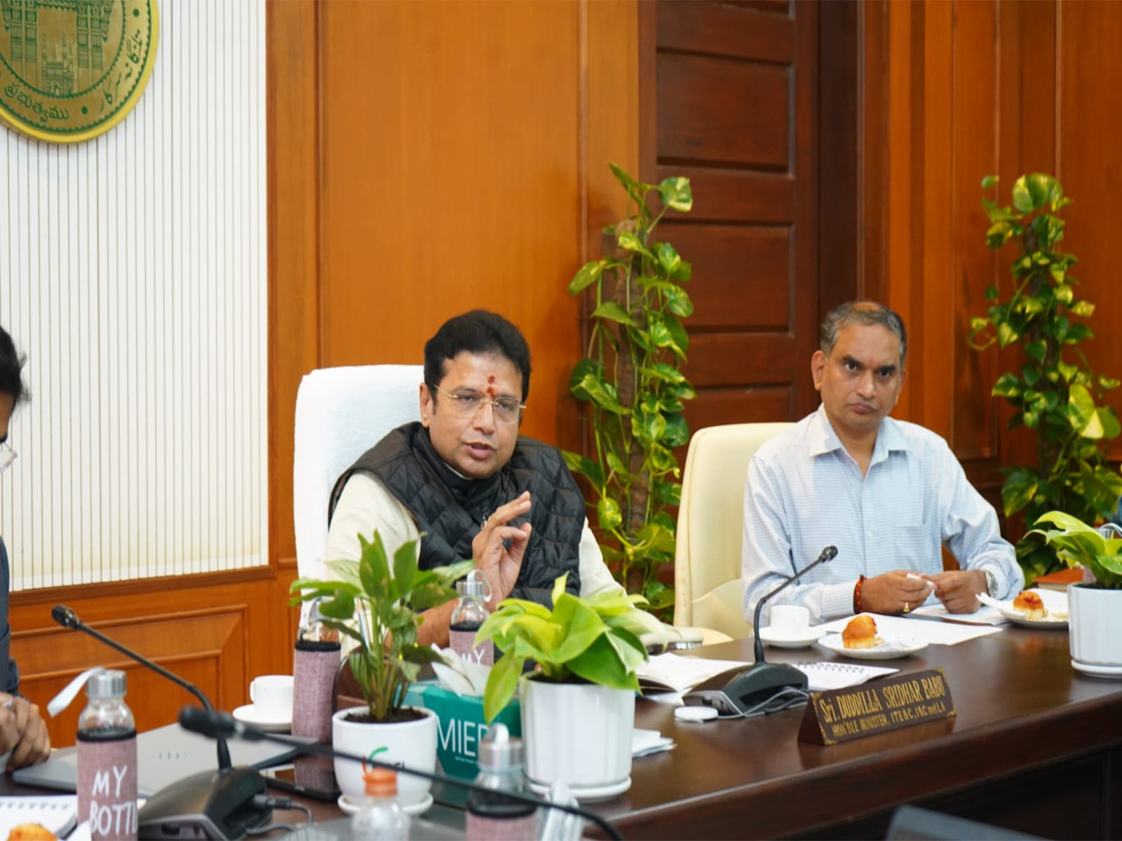 Telangana IT and Industries Minister Duddilla Sridhar Babu (Photo/PRO) Telangana IT and Industries Minister Duddilla Sridhar Babu (Photo/PRO)