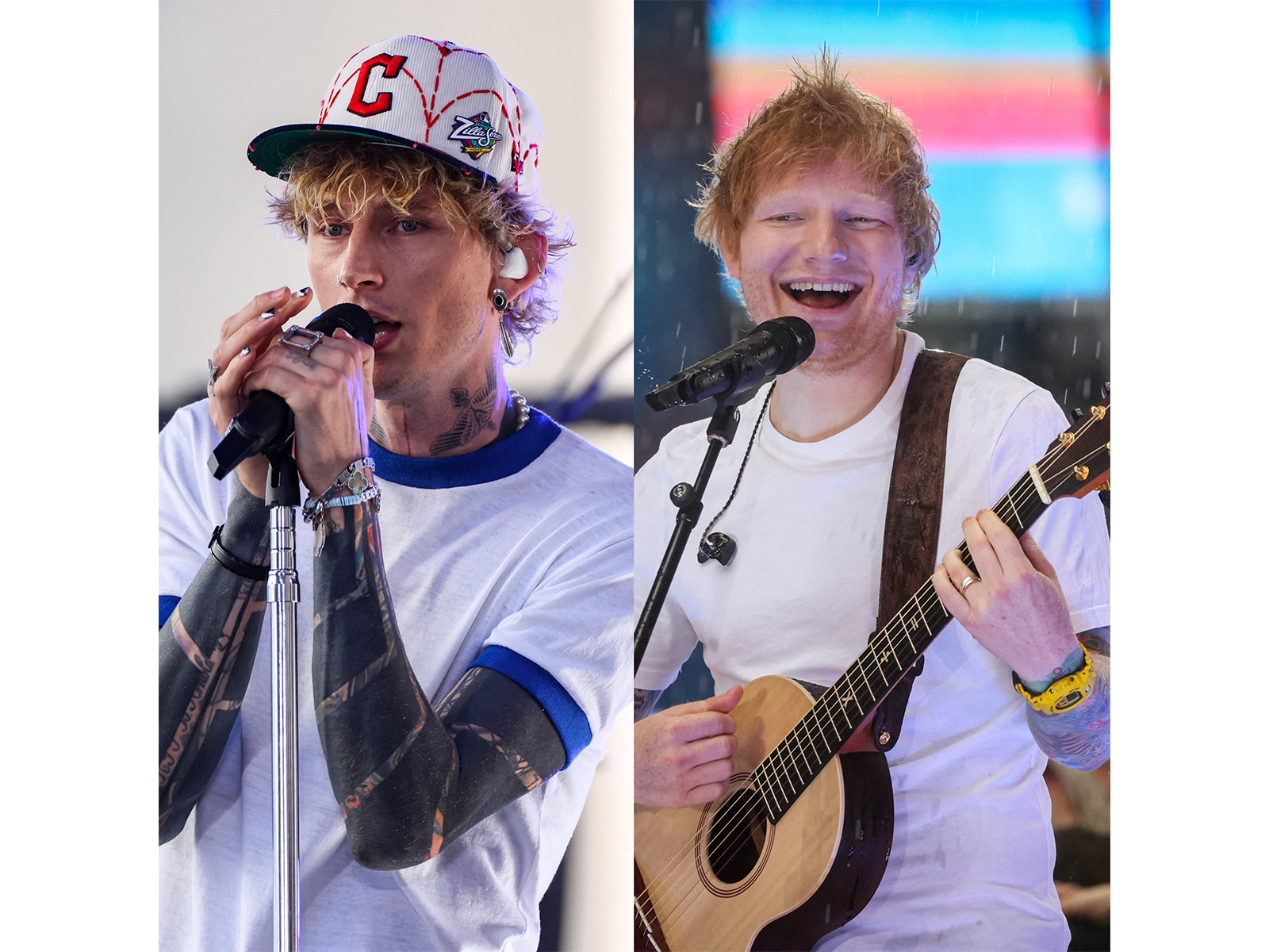 MGK and ED Sheeran (Photo: Reuters) MGK and ED Sheeran (Photo: Reuters)