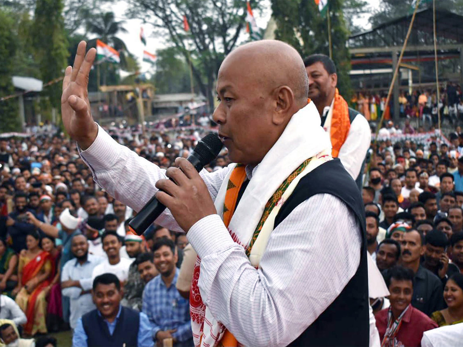 Bodoland People's Front (BPF) chief Hagrama Mohilary (File Photo/ANI) Bodoland People's Front (BPF) chief Hagrama Mohilary (File Photo/ANI)