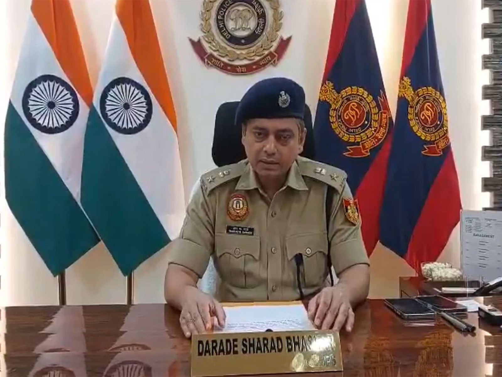 Darade Sharad Bhaskar, Deputy Commissioner of Police, West Delhi (Photo/ANI) Darade Sharad Bhaskar, Deputy Commissioner of Police, West Delhi (Photo/ANI)