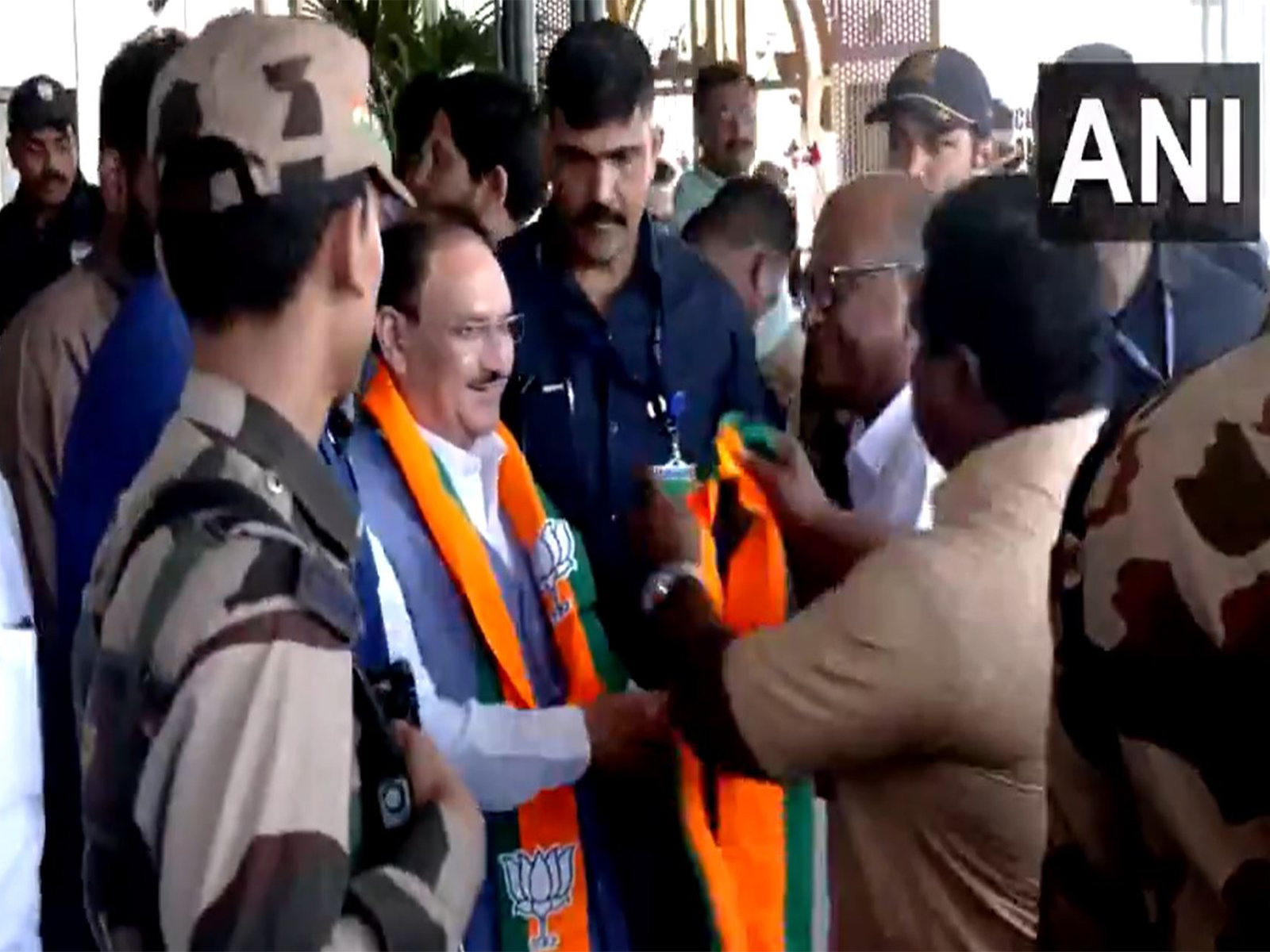 BJP President JP Nadda lands at Thiruvananthapuram International Airport (Photo/ANI) BJP President JP Nadda lands at Thiruvananthapuram International Airport (Photo/ANI)