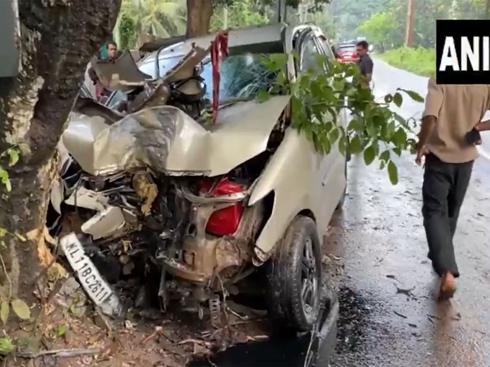 One killed, 3 injured in car accident in Kerala’s Malappuram (Photo/ANI) One killed, 3 injured in car accident in Kerala’s Malappuram (Photo/ANI)