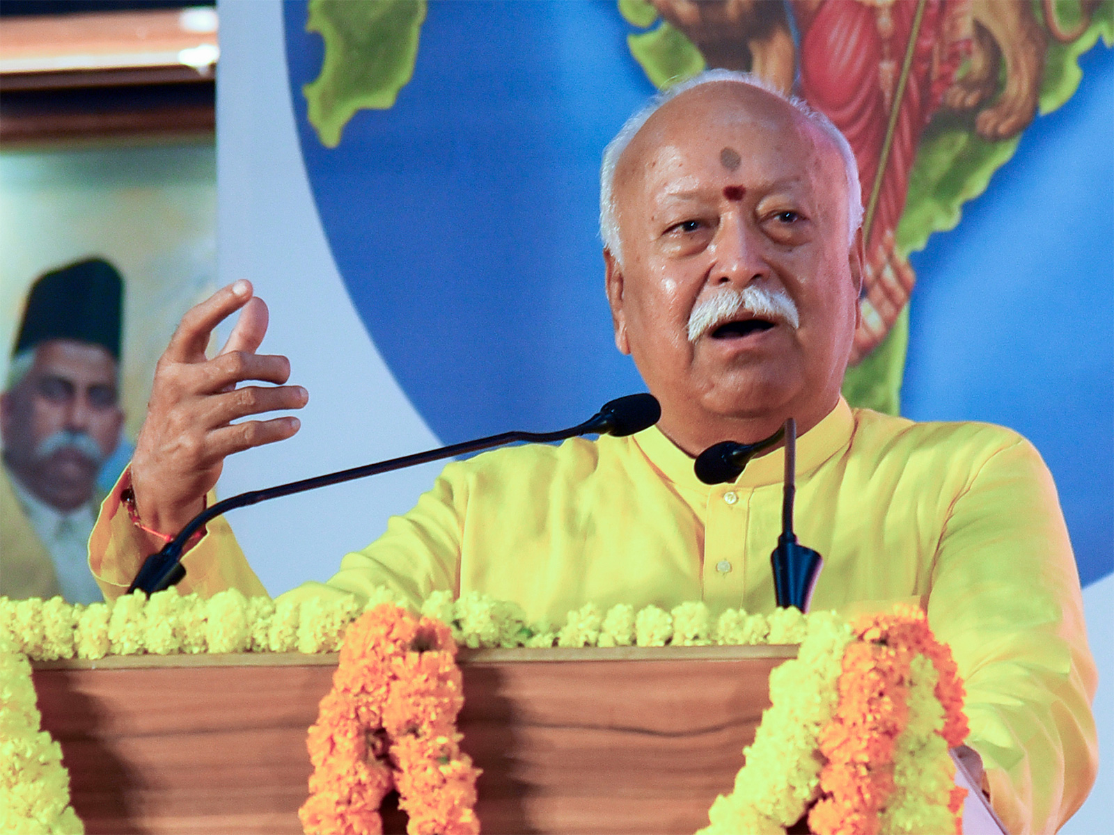 RSS Chief Mohan Bhagwat (Photo: ANI) RSS Chief Mohan Bhagwat (Photo: ANI)