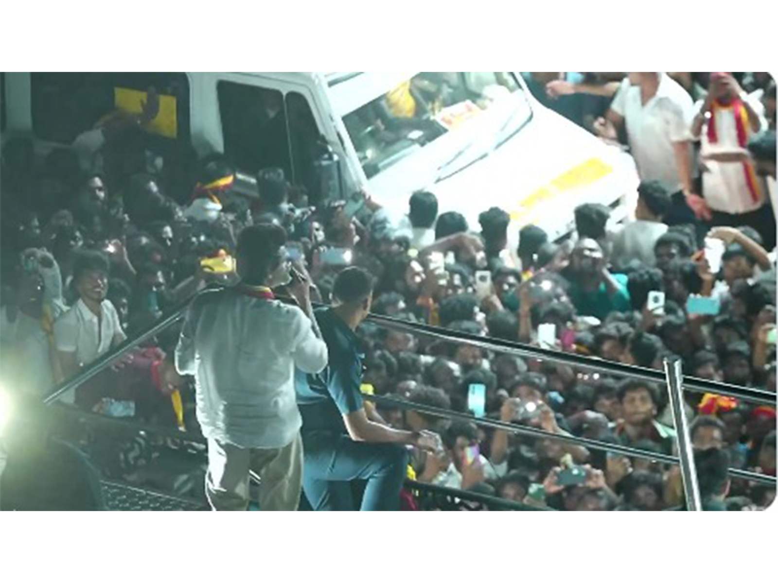 A visual from Actor Vijay’s election campaign in Karur (Photo/ANI) A visual from Actor Vijay’s election campaign in Karur (Photo/ANI)