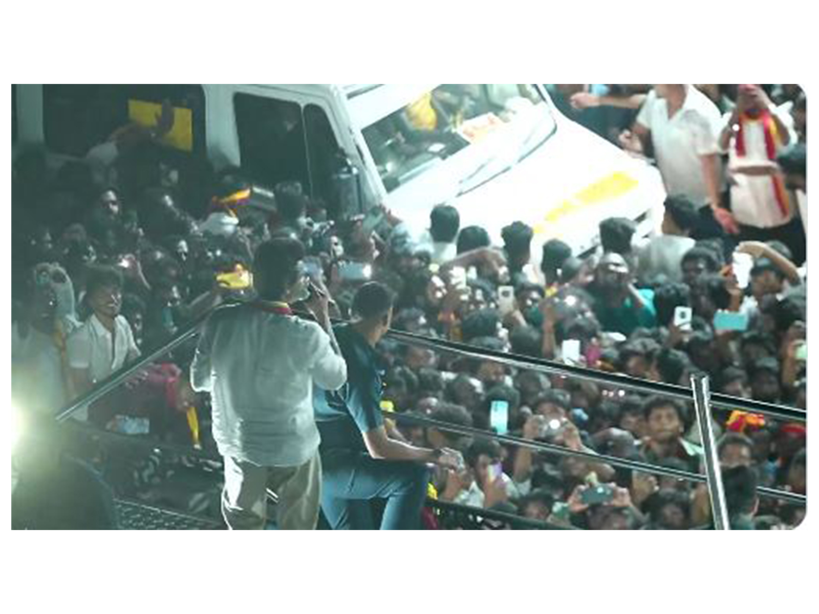A visual from Actor Vijay’s election campaign in Karur (Photo/ANI) A visual from Actor Vijay’s election campaign in Karur (Photo/ANI)