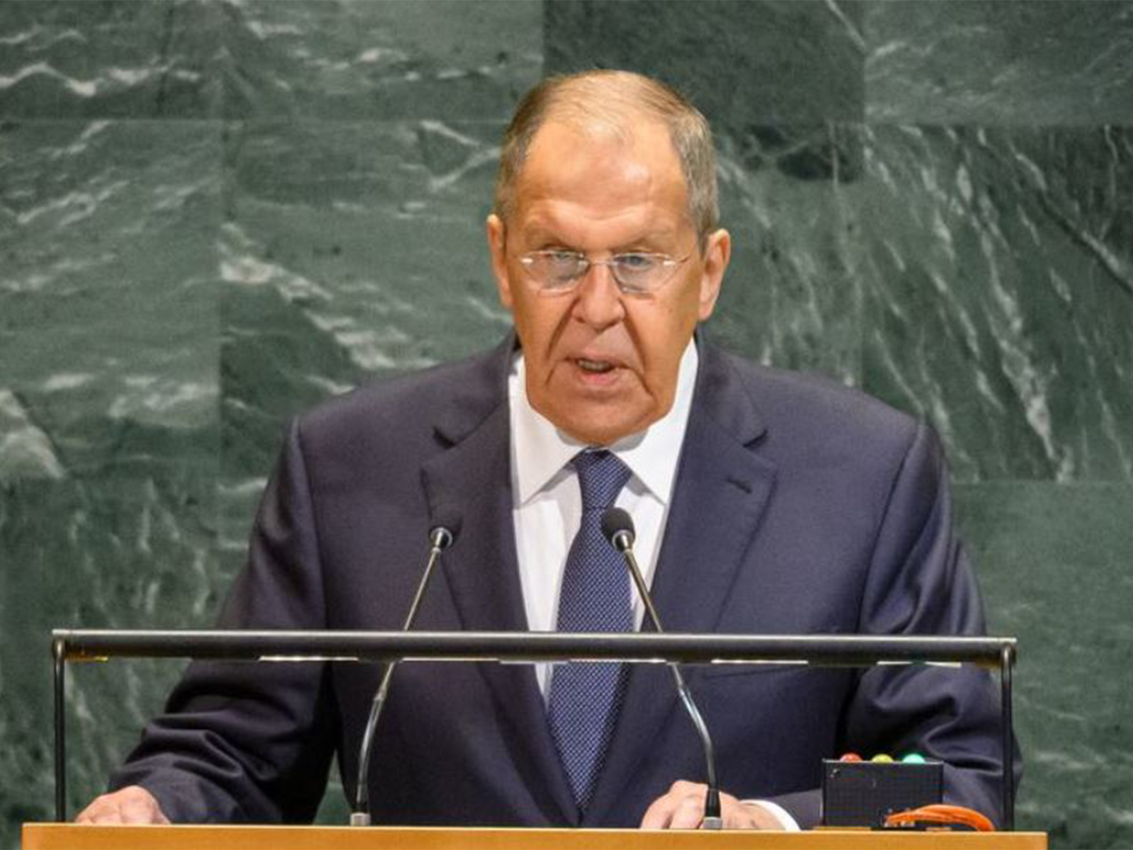 Russian Foreign Minister Sergey Lavrov speaking at UNGA in New York (Photo/UN TV) Russian Foreign Minister Sergey Lavrov speaking at UNGA in New York (Photo/UN TV)