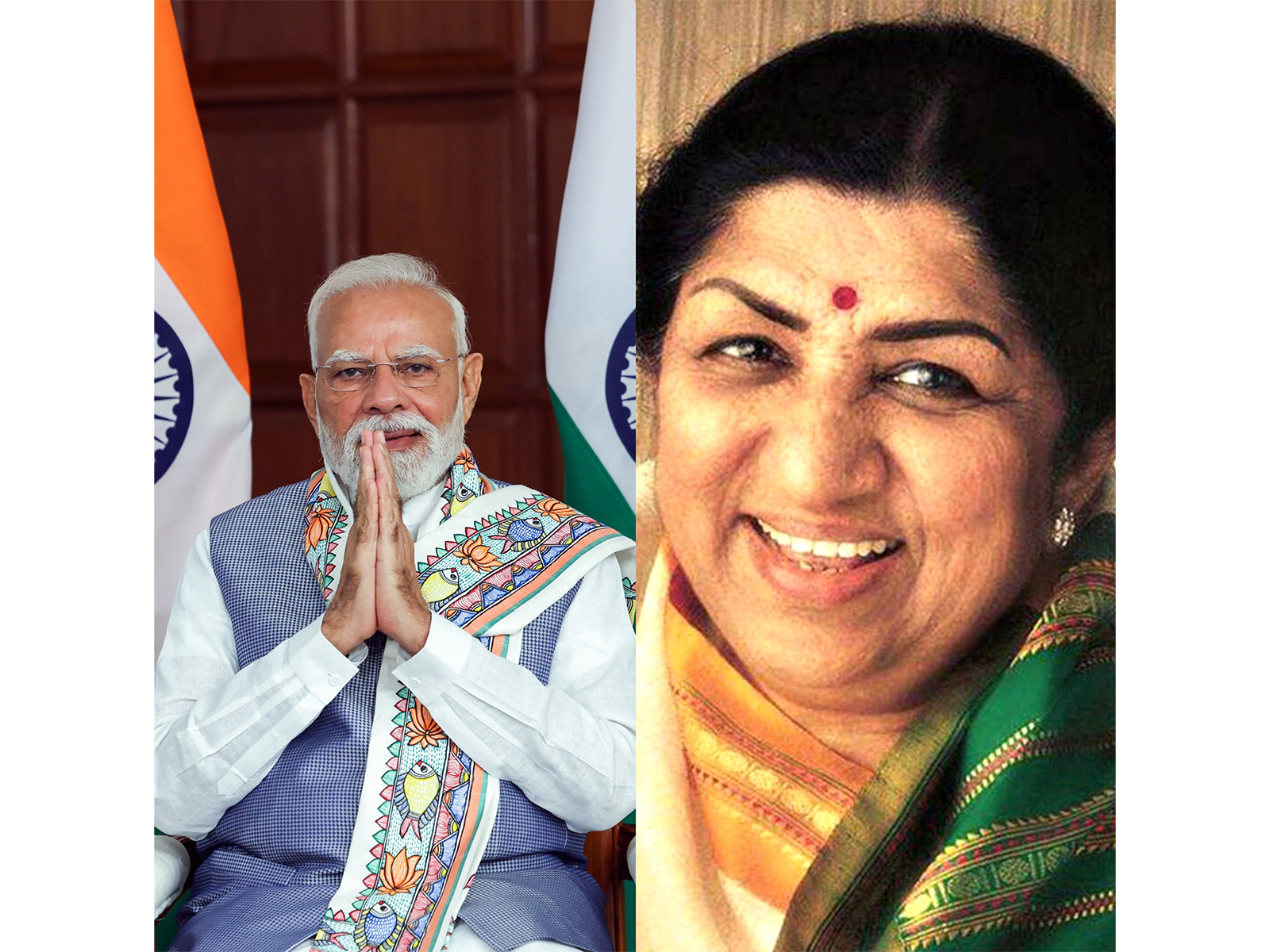 Prime Minister Narendra Modi and late singer Lata Mangeshkar (File photo: ANI) Prime Minister Narendra Modi and late singer Lata Mangeshkar (File photo: ANI)