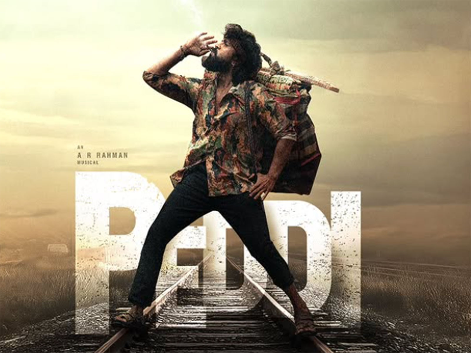 Ram Charan new poster from Peddie (Photo/instagram/@vriddhicinemas) Ram Charan new poster from Peddie (Photo/instagram/@vriddhicinemas)