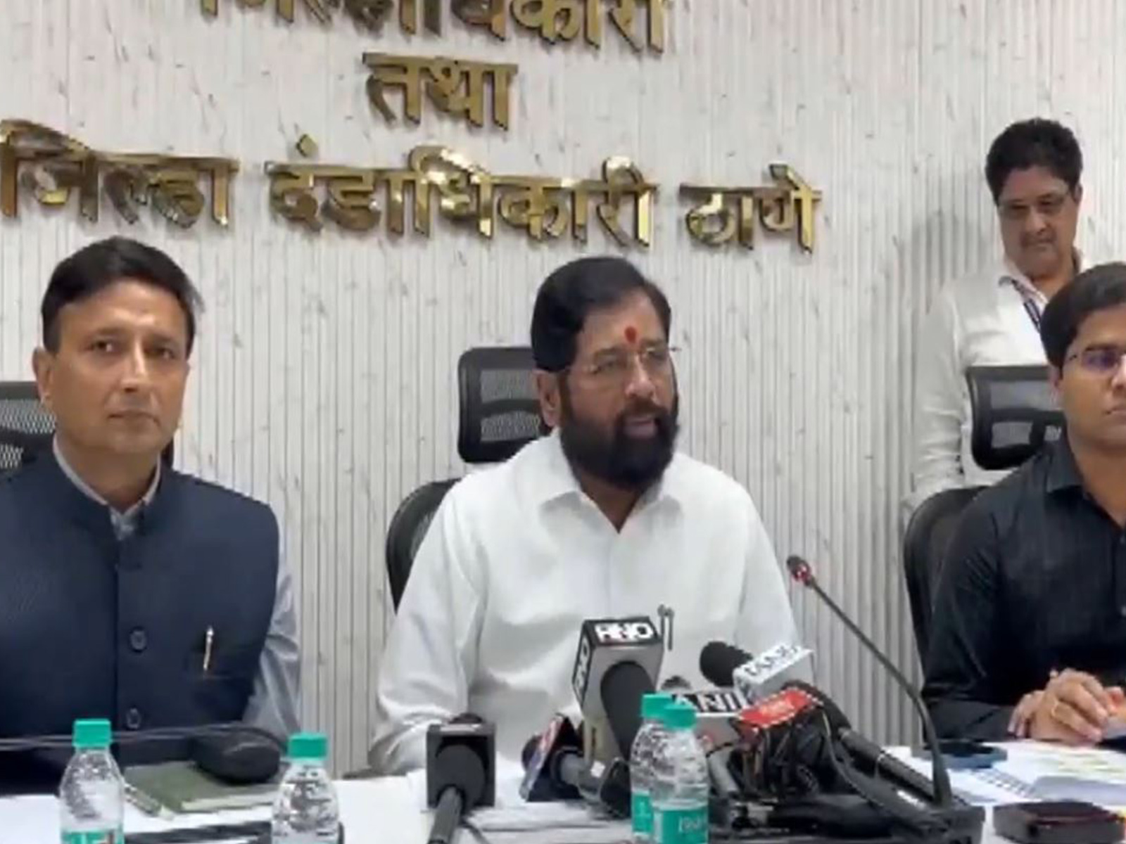 Maharashtra Deputy Chief Minister Eknath Shinde addressing the media. (Photo/ANI) Maharashtra Deputy Chief Minister Eknath Shinde addressing the media. (Photo/ANI)