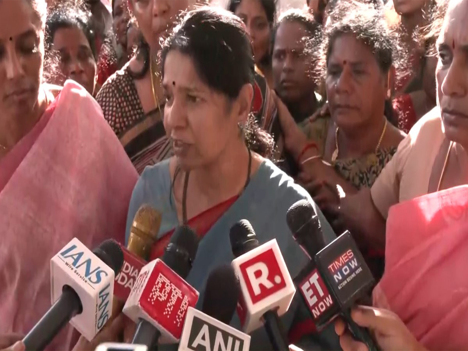 DMK MP Kanimozhi Karunanidhi (Photo/ANI) DMK MP Kanimozhi Karunanidhi (Photo/ANI)