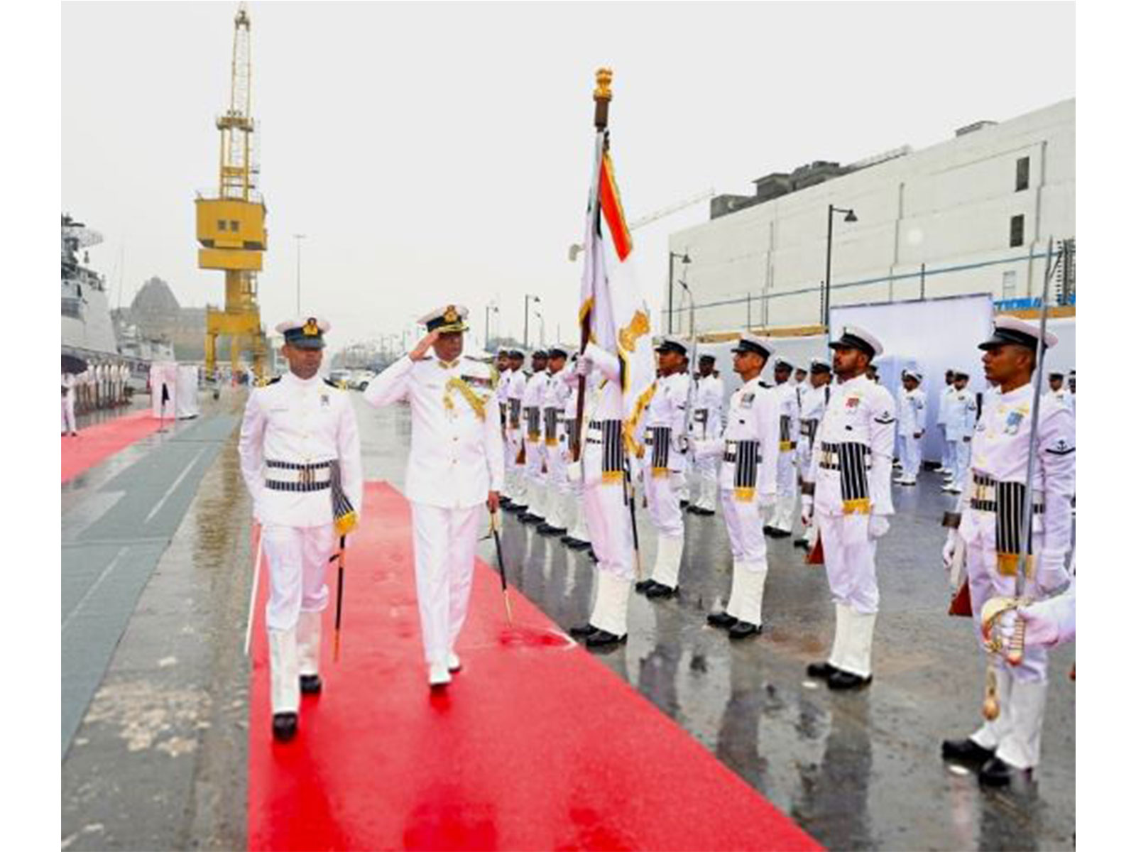 Rear Admiral Vivek Dahiya, NM, assumed Command of the Western Fleet (Photo/X: @IN_WNC) Rear Admiral Vivek Dahiya, NM, assumed Command of the Western Fleet (Photo/X: @IN_WNC)