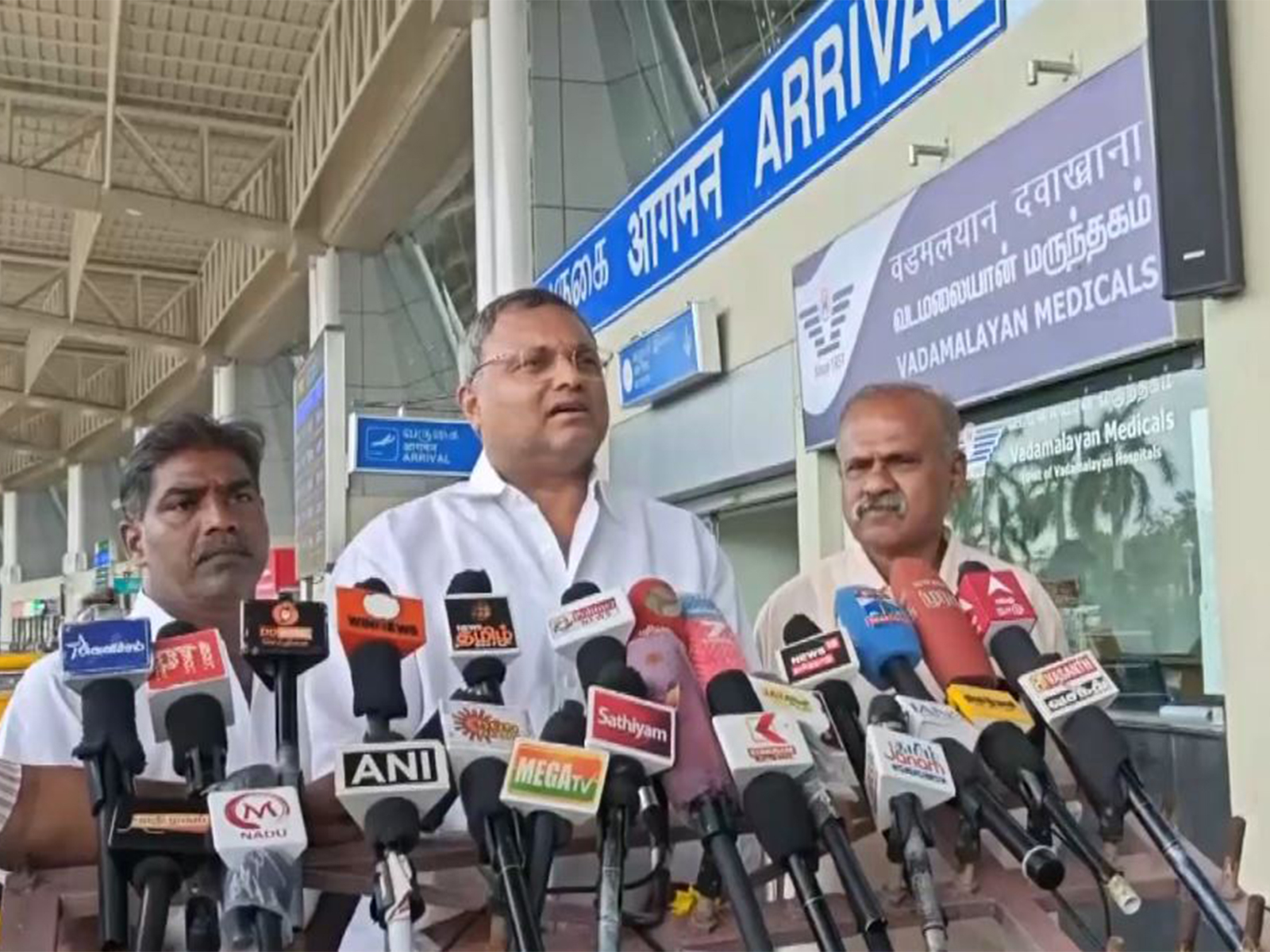 Congress MP Karti Chidambaram. (Photo/ANI) Congress MP Karti Chidambaram. (Photo/ANI)