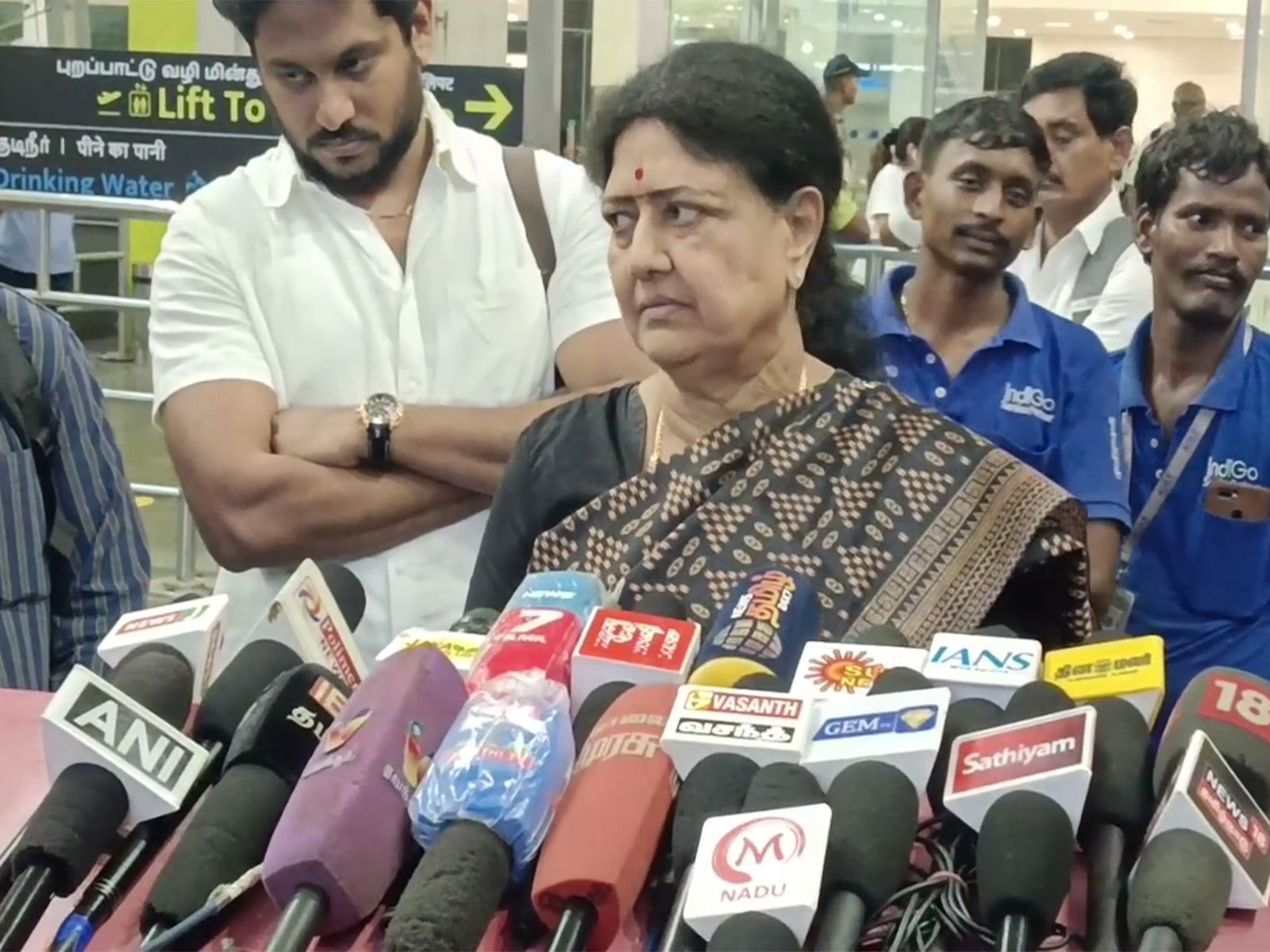 The former interim general secretary of the AIADMK, VK Sasikala (Photo/ANI) The former interim general secretary of the AIADMK, VK Sasikala (Photo/ANI)