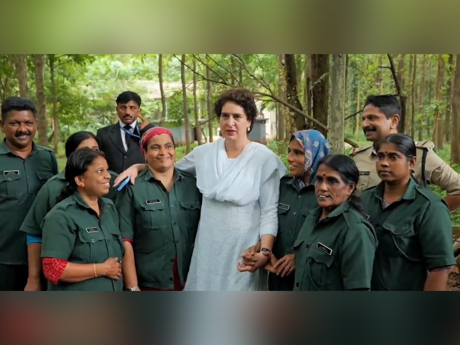 Congress MP Priyanka Gandhi Vadra at Connolly's Plot in Kerala (Photo/@priyankagandhi) Congress MP Priyanka Gandhi Vadra at Connolly's Plot in Kerala (Photo/@priyankagandhi)