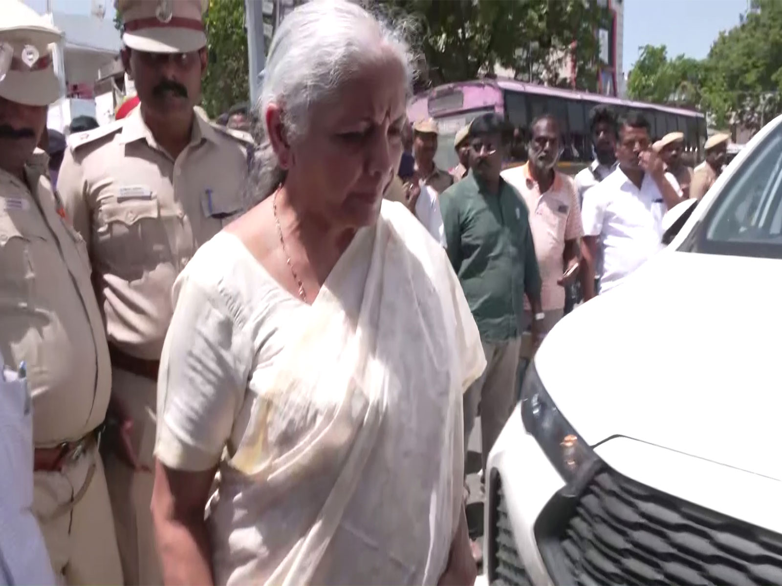 Union Finance Minister Nirmala Sitharaman in Karur, Tamil Nadu on Sept 29, 2025 (Photo/ANI) Union Finance Minister Nirmala Sitharaman in Karur, Tamil Nadu on Sept 29, 2025 (Photo/ANI)