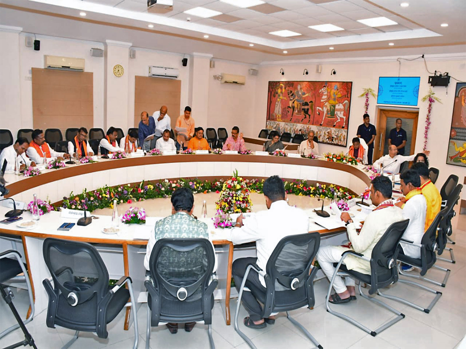 Odisha CM Mohan Charan Majhi chairs cabinet meeting (File Photo/ANI) Odisha CM Mohan Charan Majhi chairs cabinet meeting (File Photo/ANI)