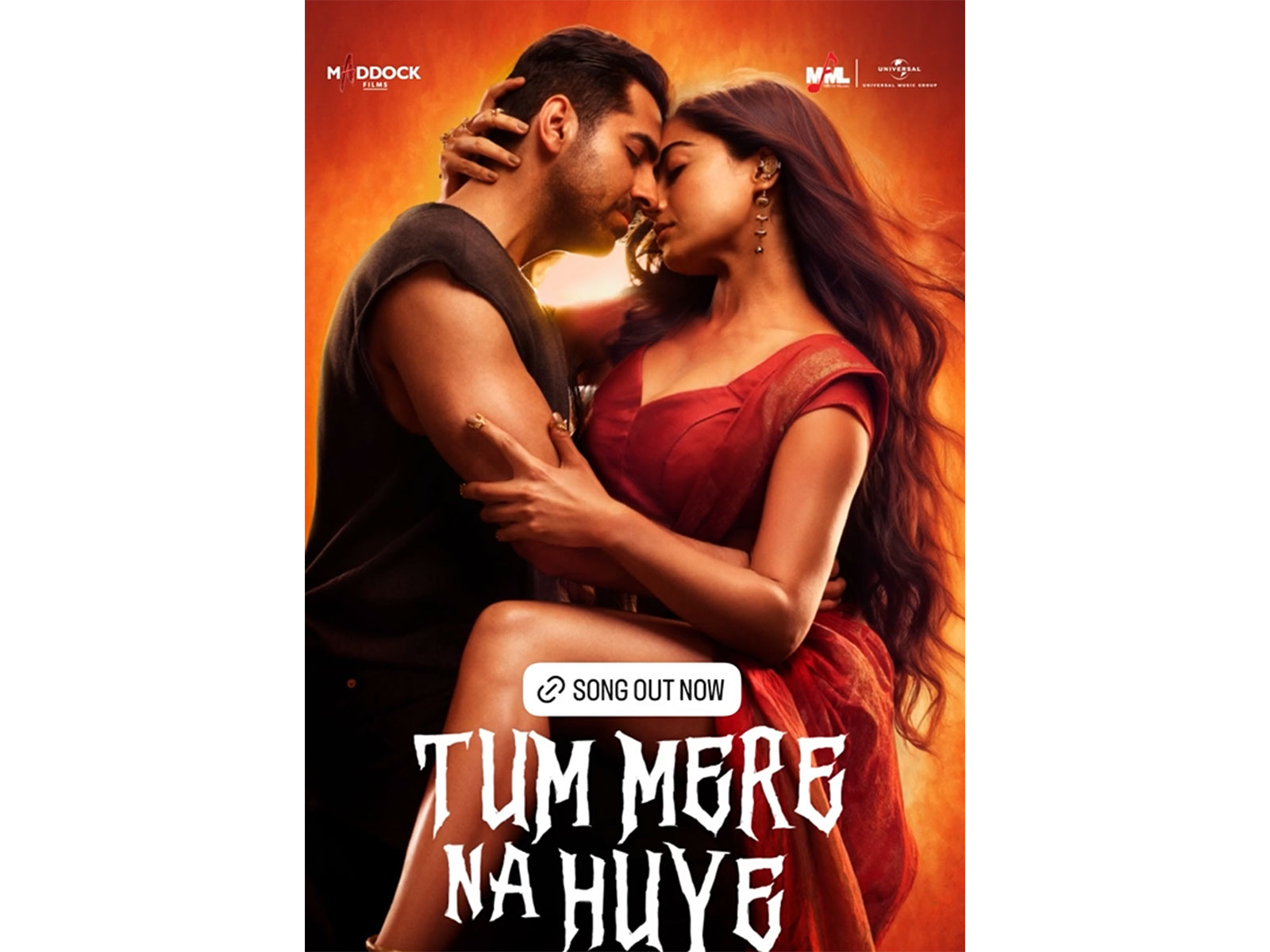 Poster of Thamma's song (Image source: Maddock Films) Poster of Thamma's song (Image source: Maddock Films)