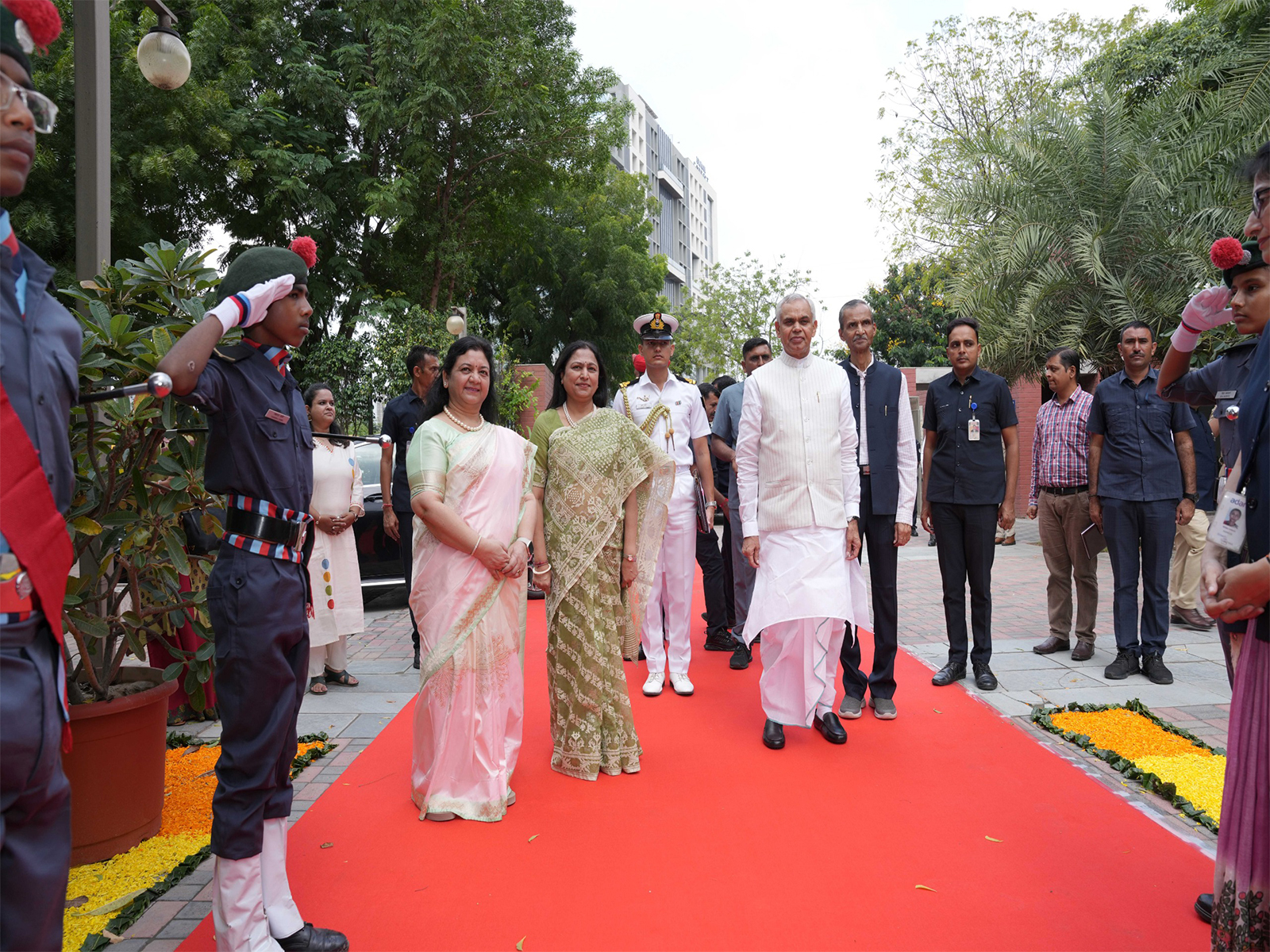Gujarat Governor Acharya Devvrat at Adani Vidya Mandir in Ahmedabad (Photo/Adani Group) Gujarat Governor Acharya Devvrat at Adani Vidya Mandir in Ahmedabad (Photo/Adani Group)