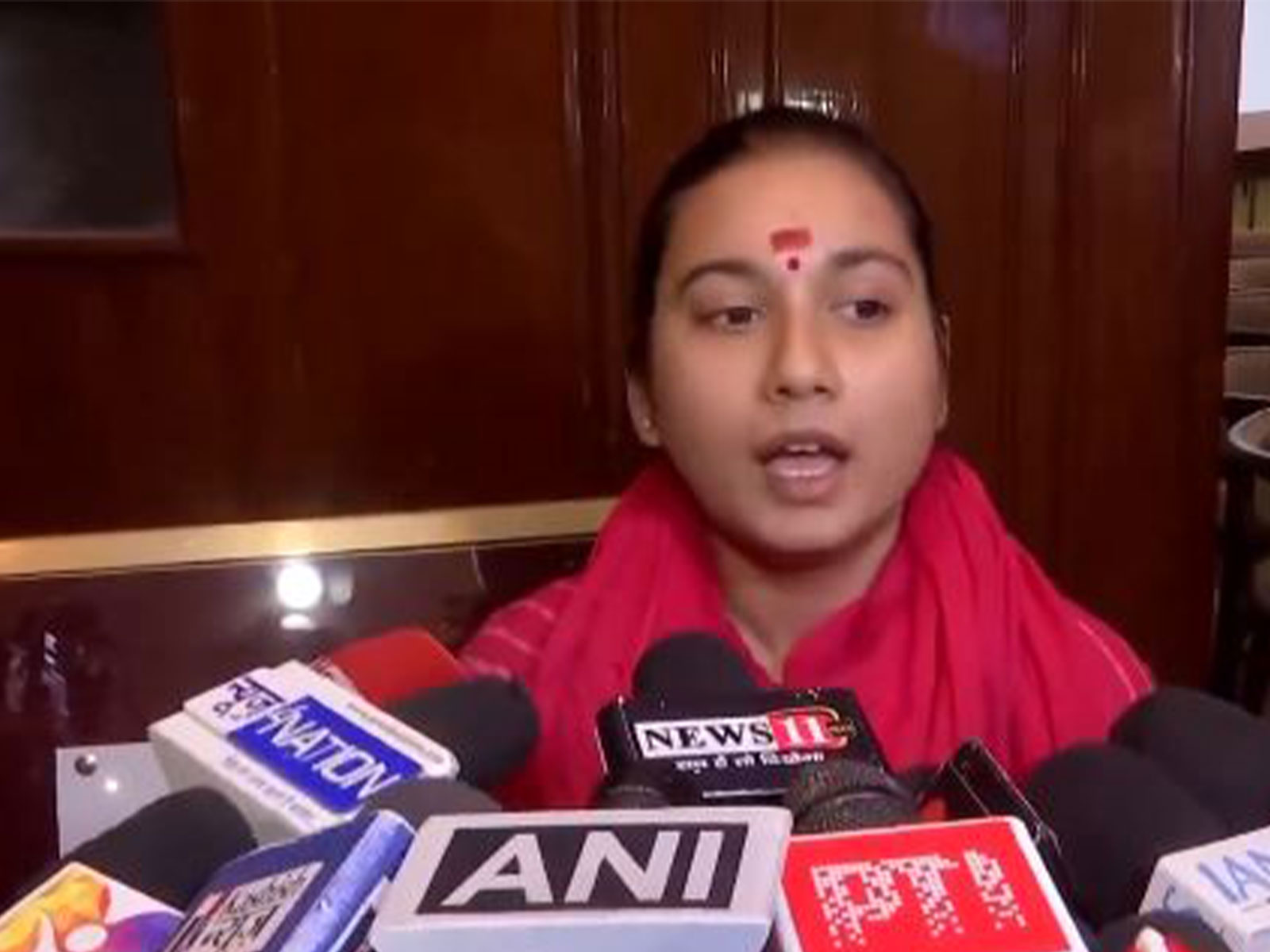 LJP (Ram Vilas) MP Shambhavi Chaudhary (Photo/ANI) LJP (Ram Vilas) MP Shambhavi Chaudhary (Photo/ANI)