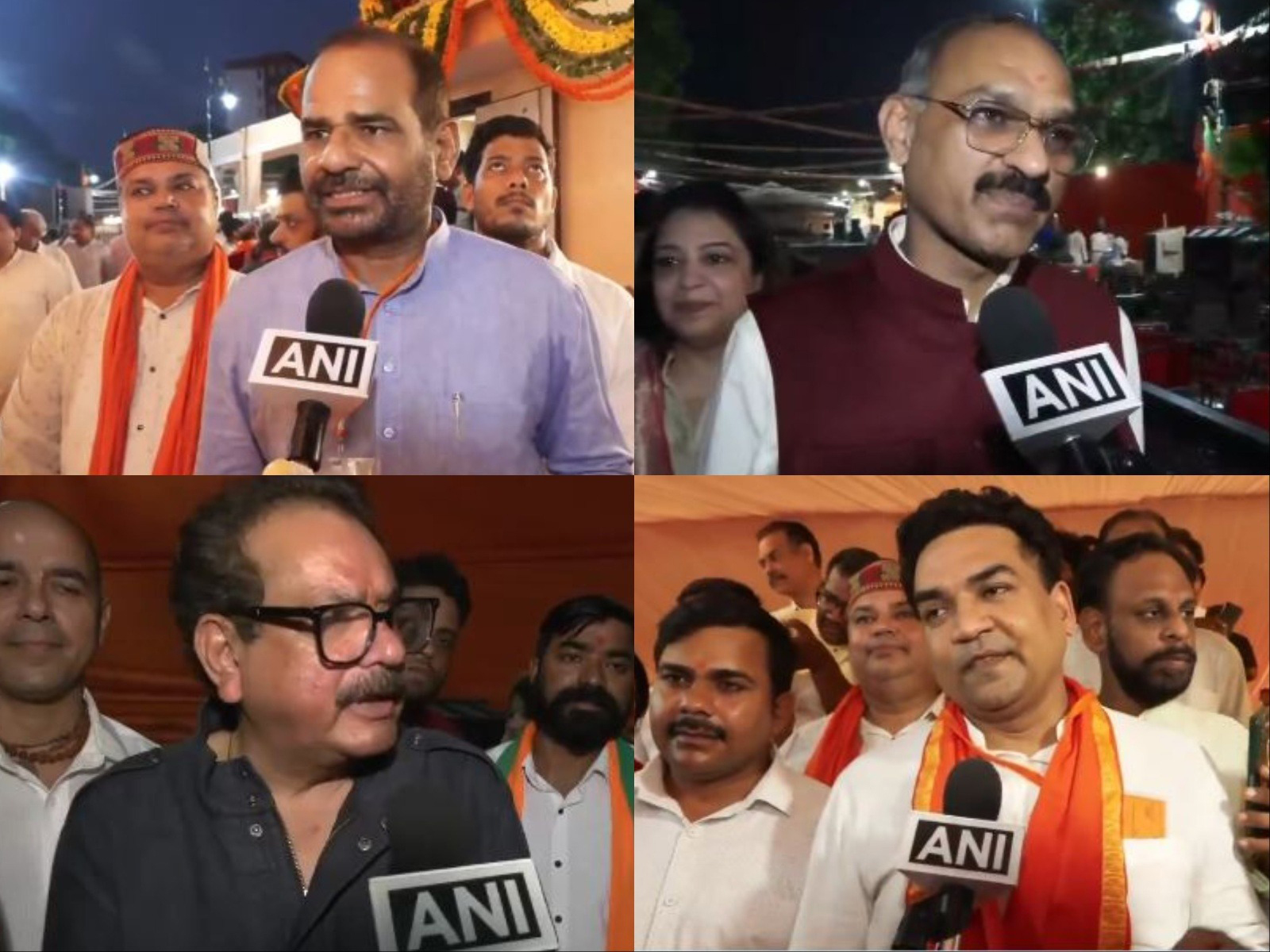 BJP leaders SP Singh Baghel, Ramesh Bidhuri, Kapil Mishra and Anil Sharma (Photo/ANI) BJP leaders SP Singh Baghel, Ramesh Bidhuri, Kapil Mishra and Anil Sharma (Photo/ANI)