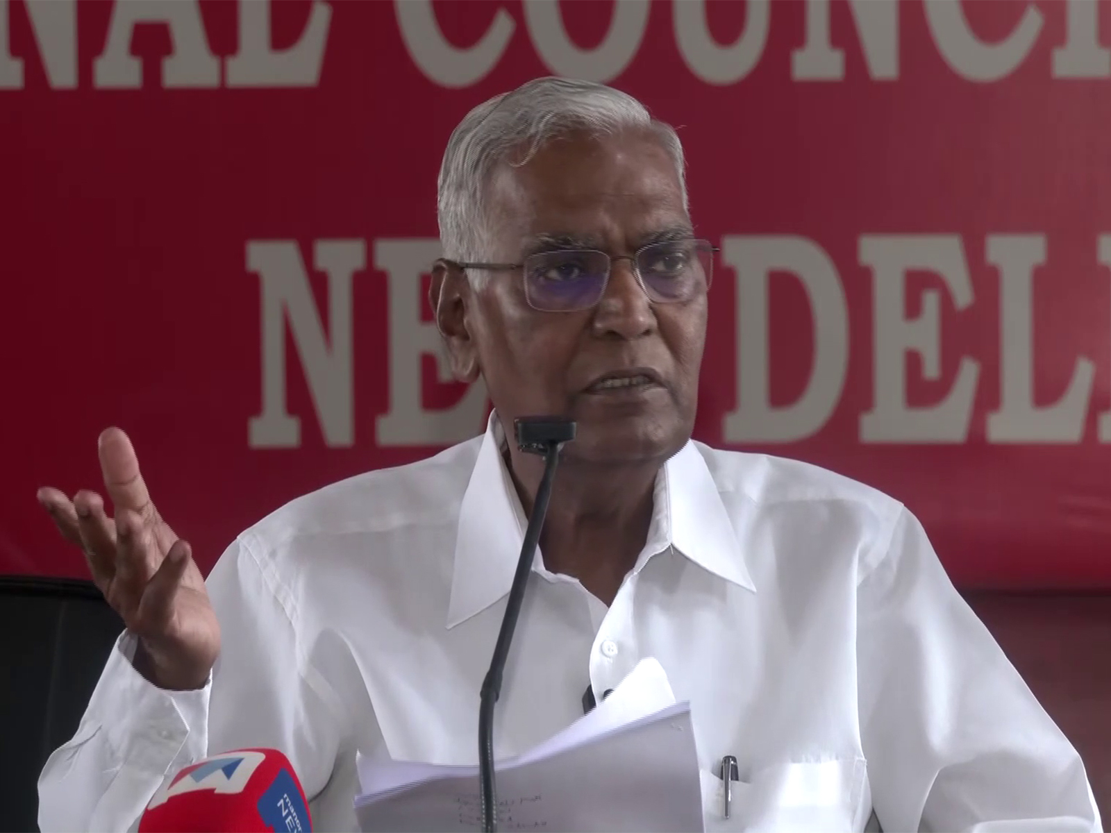 Communist Party of India (CPI) General Secretary D Raja (Photo/ANI) Communist Party of India (CPI) General Secretary D Raja (Photo/ANI)