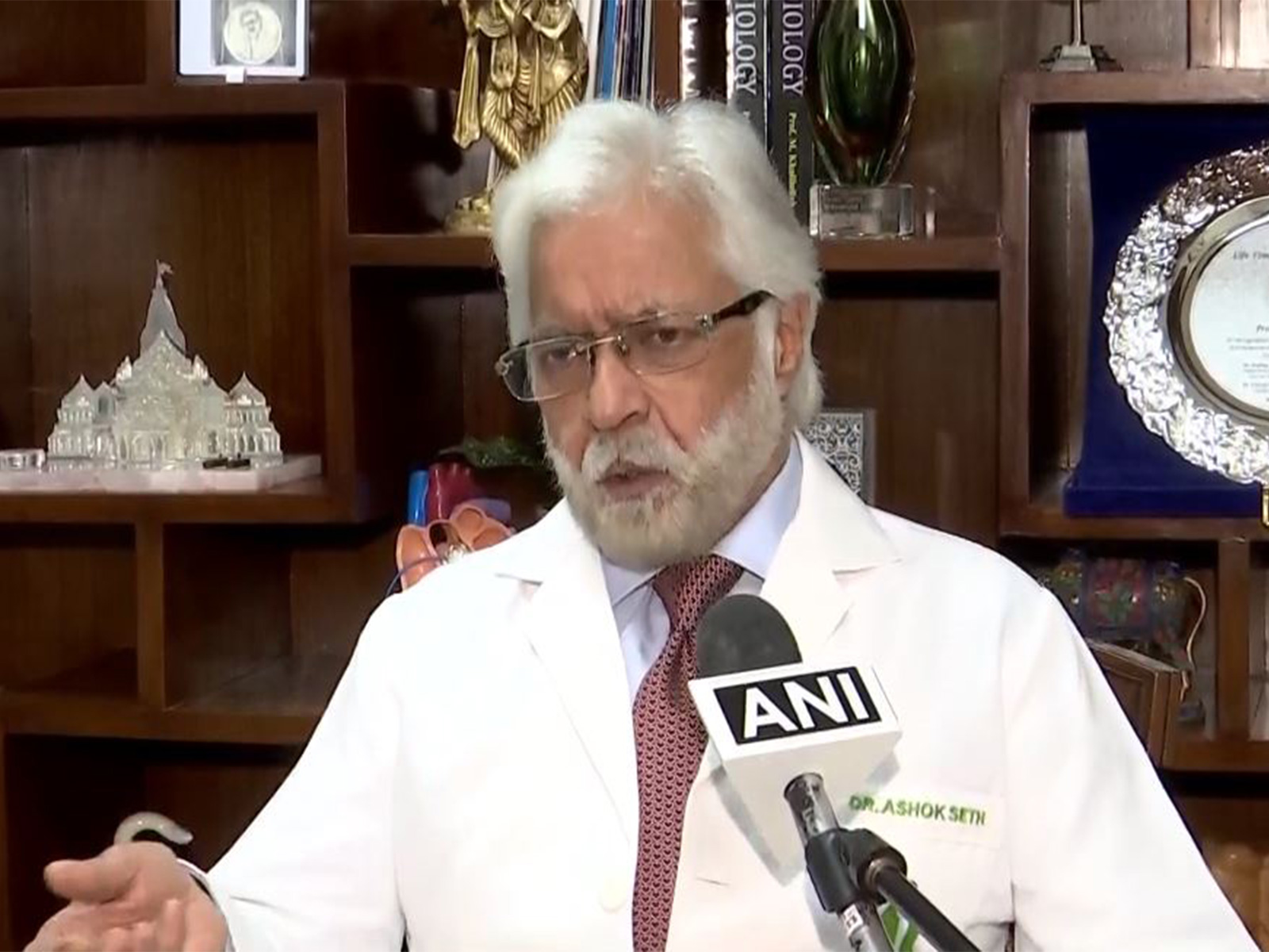 Dr Ashok Seth, Chairman of Fortis Escorts Heart Institute, Delhi (Photo/ANI) Dr Ashok Seth, Chairman of Fortis Escorts Heart Institute, Delhi (Photo/ANI)