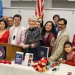 Diwali lights up City Hall in downtown Chicago