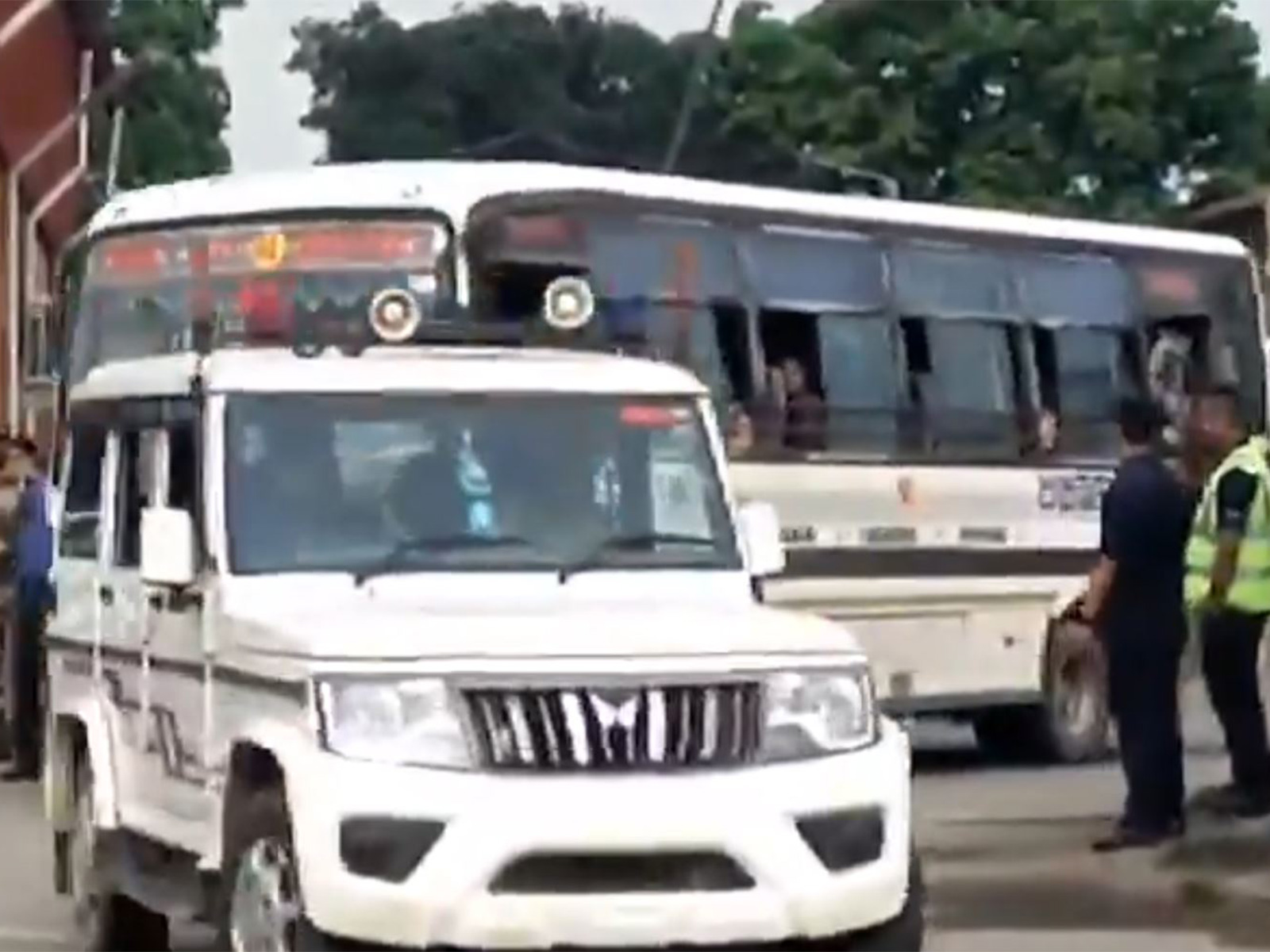 Assam Police arrest Shyamkanu Mahanta and Sidhartha Sharm (Photo/ANI) Assam Police arrest Shyamkanu Mahanta and Sidhartha Sharm (Photo/ANI)