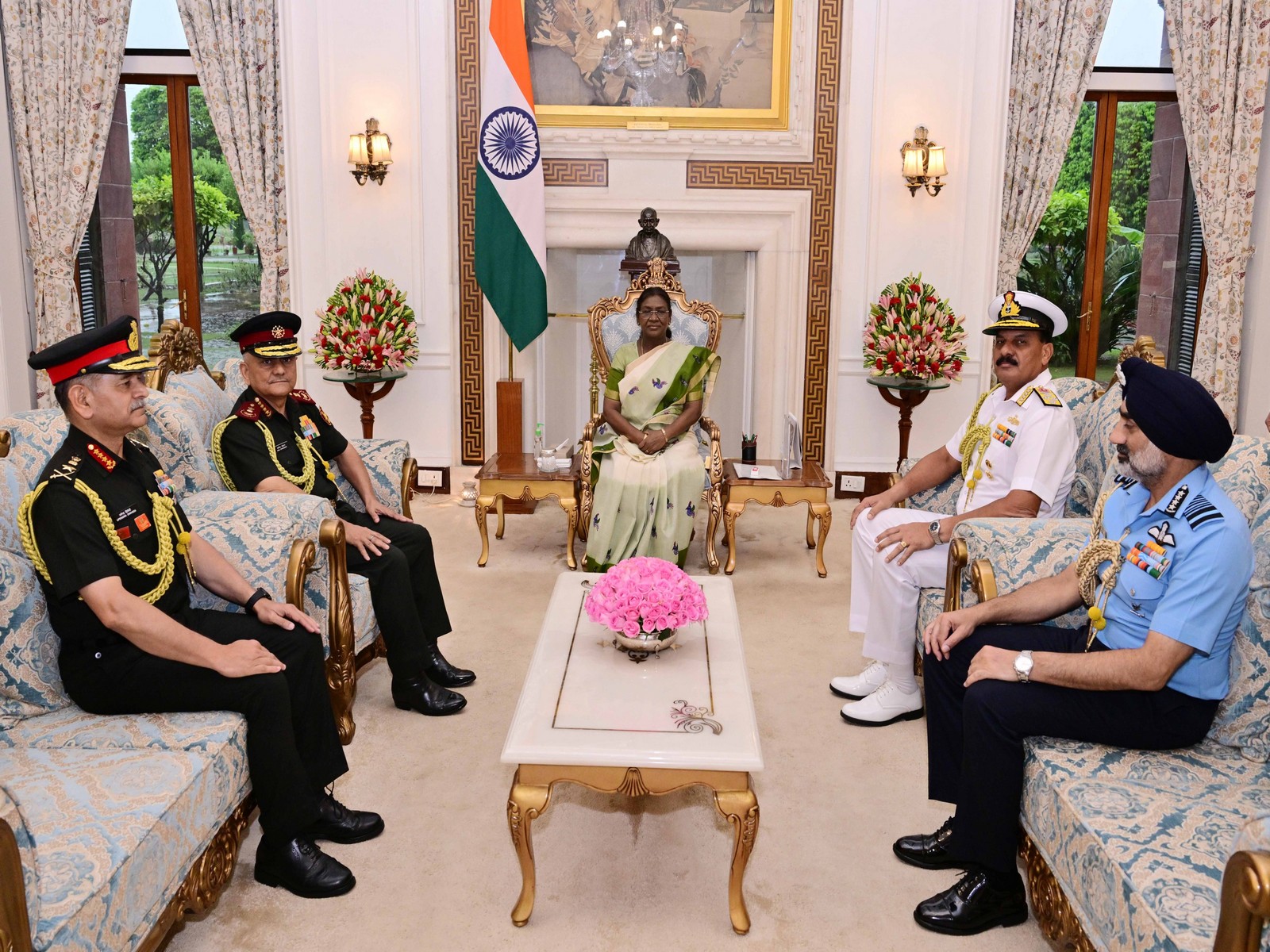 President Droupadi Murmu at Rashtrapati Bhavan (Photo/ @rashtrapatibhvn on X) President Droupadi Murmu at Rashtrapati Bhavan (Photo/ @rashtrapatibhvn on X)