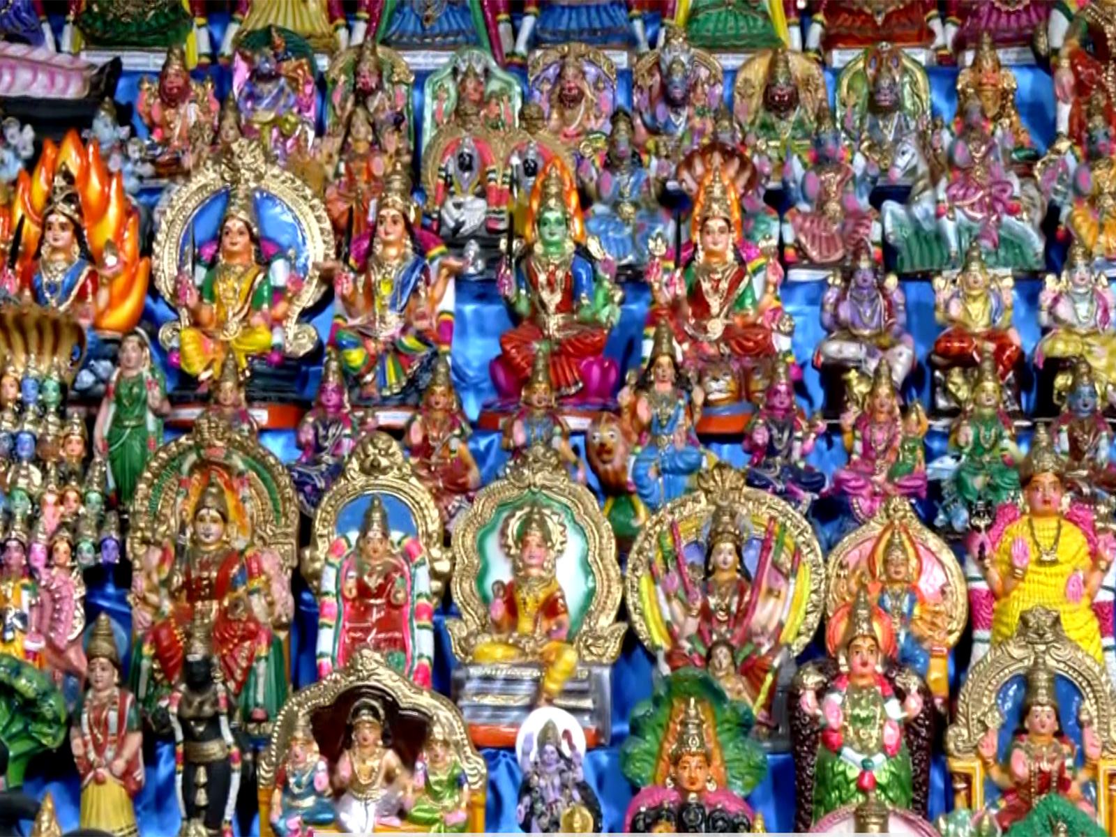 7400 figurines Bommakolu display in Thiruvananthapuram (Photo: ANI) 7400 figurines Bommakolu display in Thiruvananthapuram (Photo: ANI)