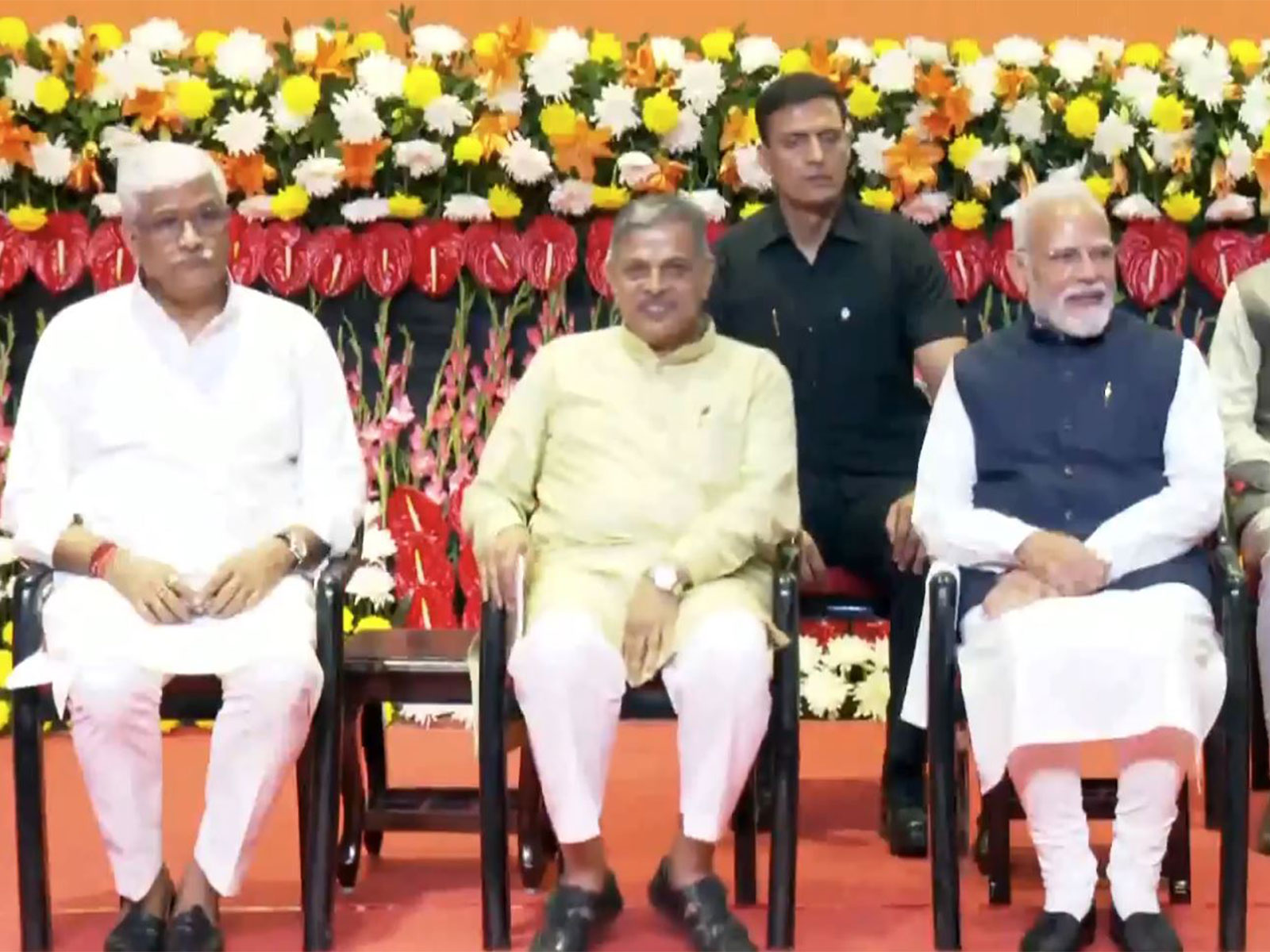 Prime Minister Narendra Modi at the RSS centenary celebrations (Photo/ANI) Prime Minister Narendra Modi at the RSS centenary celebrations (Photo/ANI)