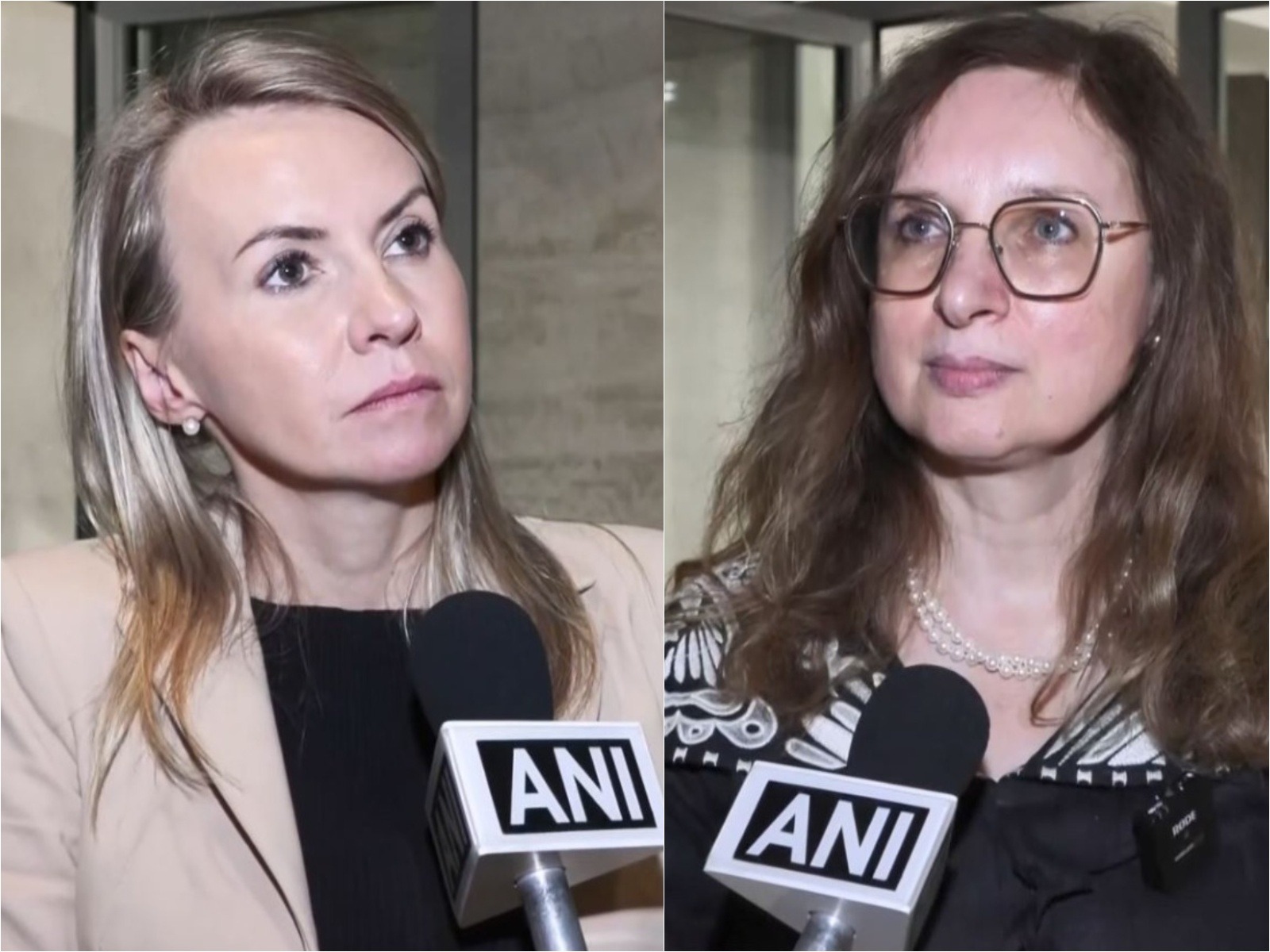 European Parliament Member Barbara Bonte and European Facilitation Platform Executive Director Inna Chefranova at a UNHRC side event in Geneva called for the temporary suspension of Pakistan’s GSP+ trade benefits over human rights abuses (Photo/ANI)