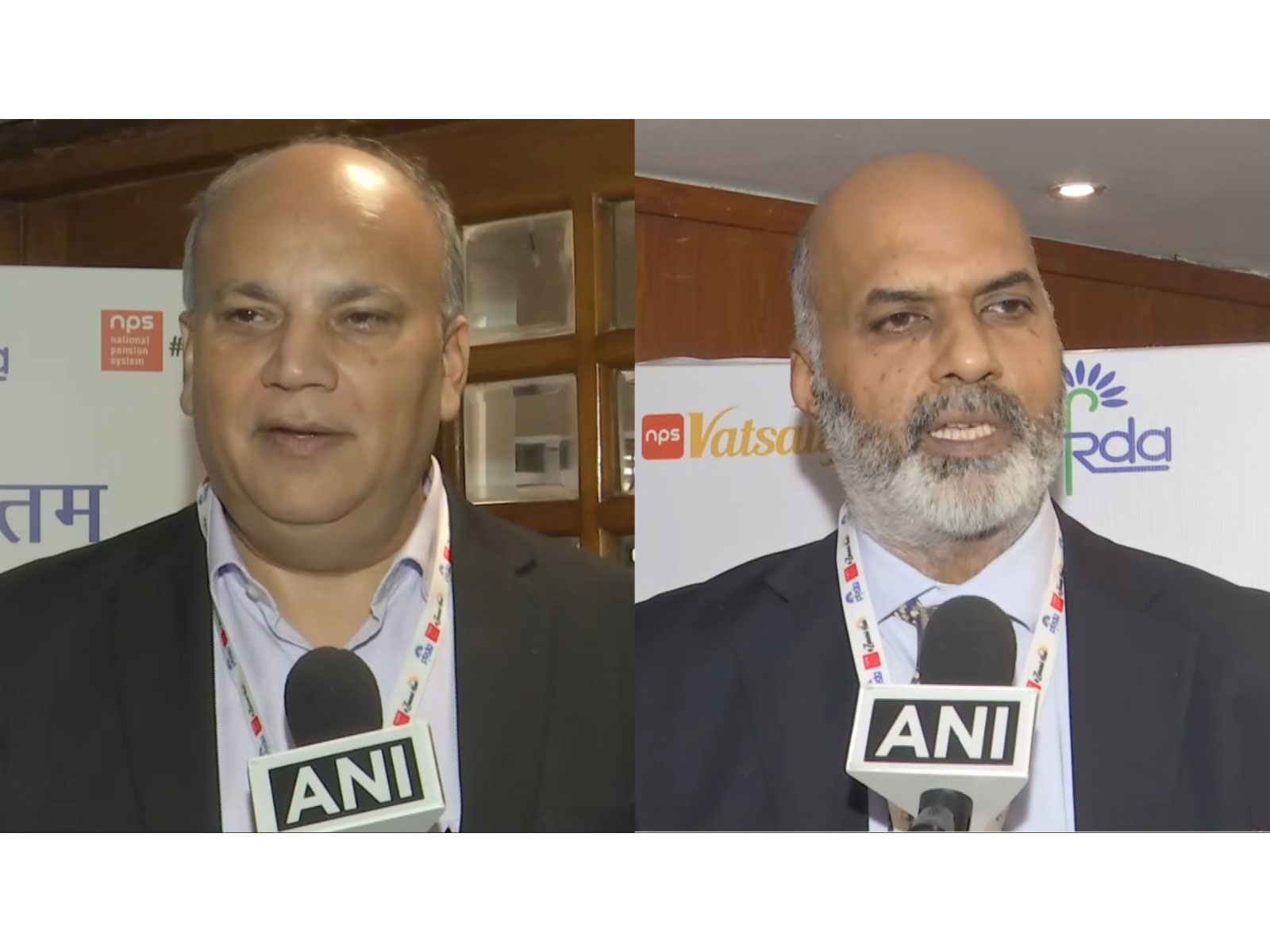 Sumit Shukla, CEO, Axis Pension Fund (Left), Sriram Iyer MD & CEO, HDFC Pension (Right) (Photo/ANI) Sumit Shukla, CEO, Axis Pension Fund (Left), Sriram Iyer MD & CEO, HDFC Pension (Right) (Photo/ANI)