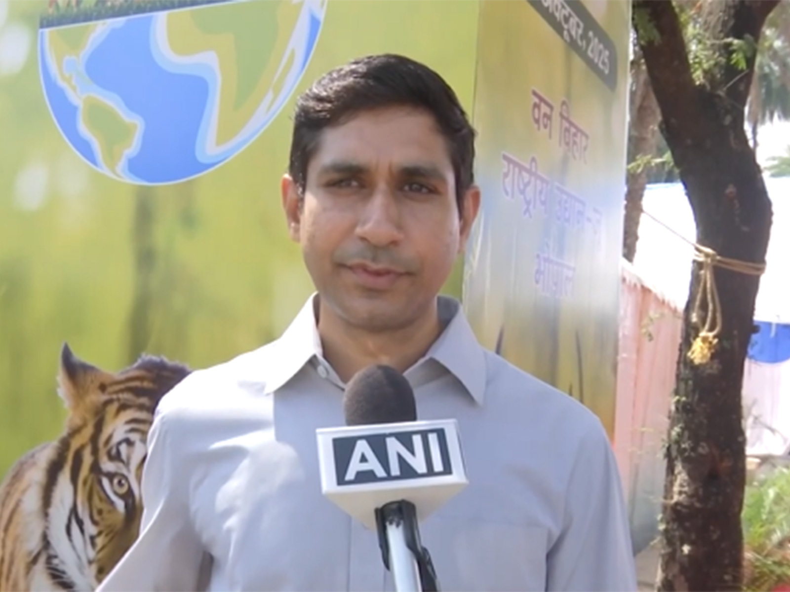 Director of Van Vihar National Park, Vijay Kumar (Photo/ANI) Director of Van Vihar National Park, Vijay Kumar (Photo/ANI)