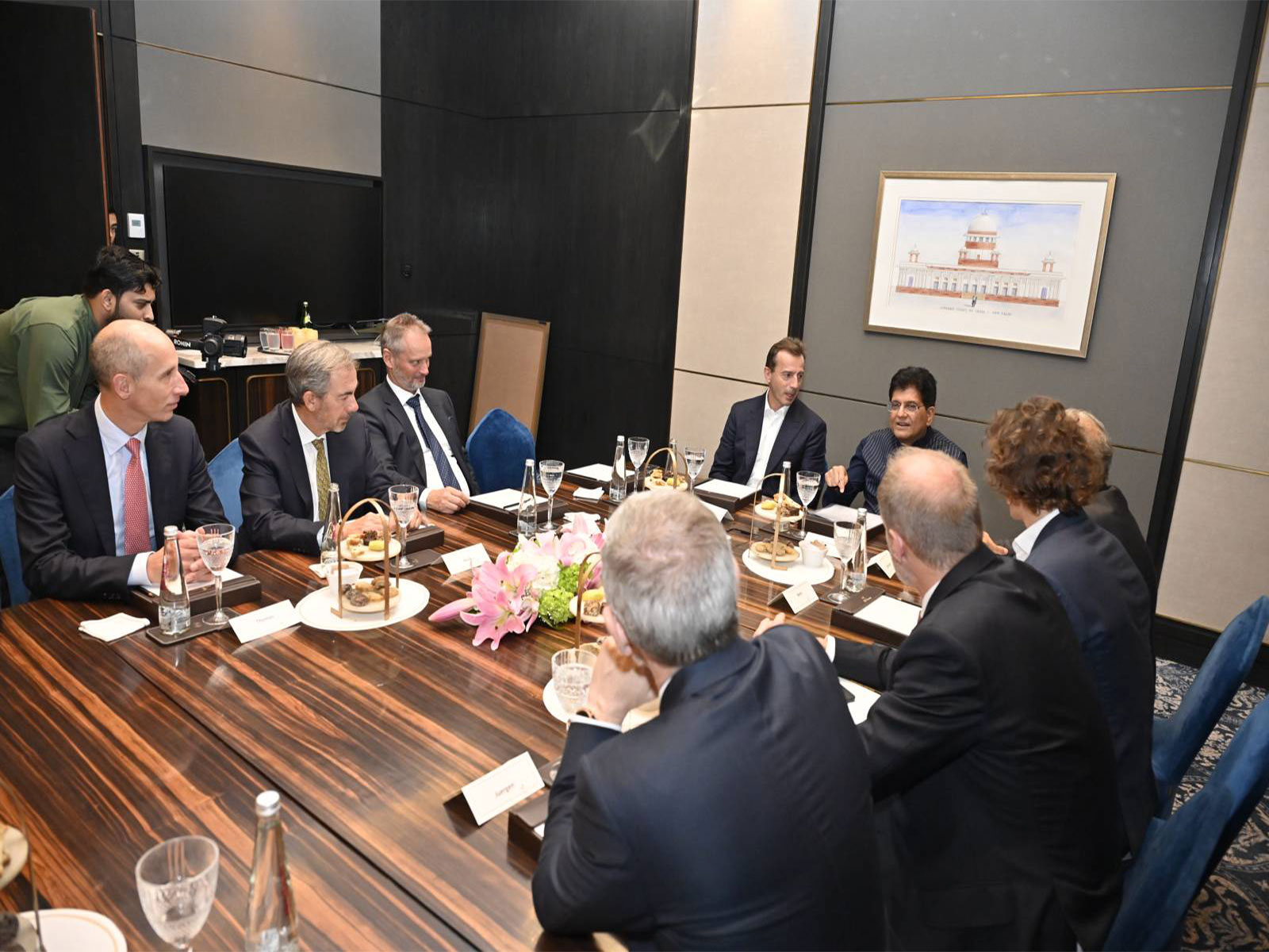 Union Minister Piyush Goyal with board members of Airbus (Photo- X-@piyushgoyal) Union Minister Piyush Goyal with board members of Airbus (Photo- X-@piyushgoyal)