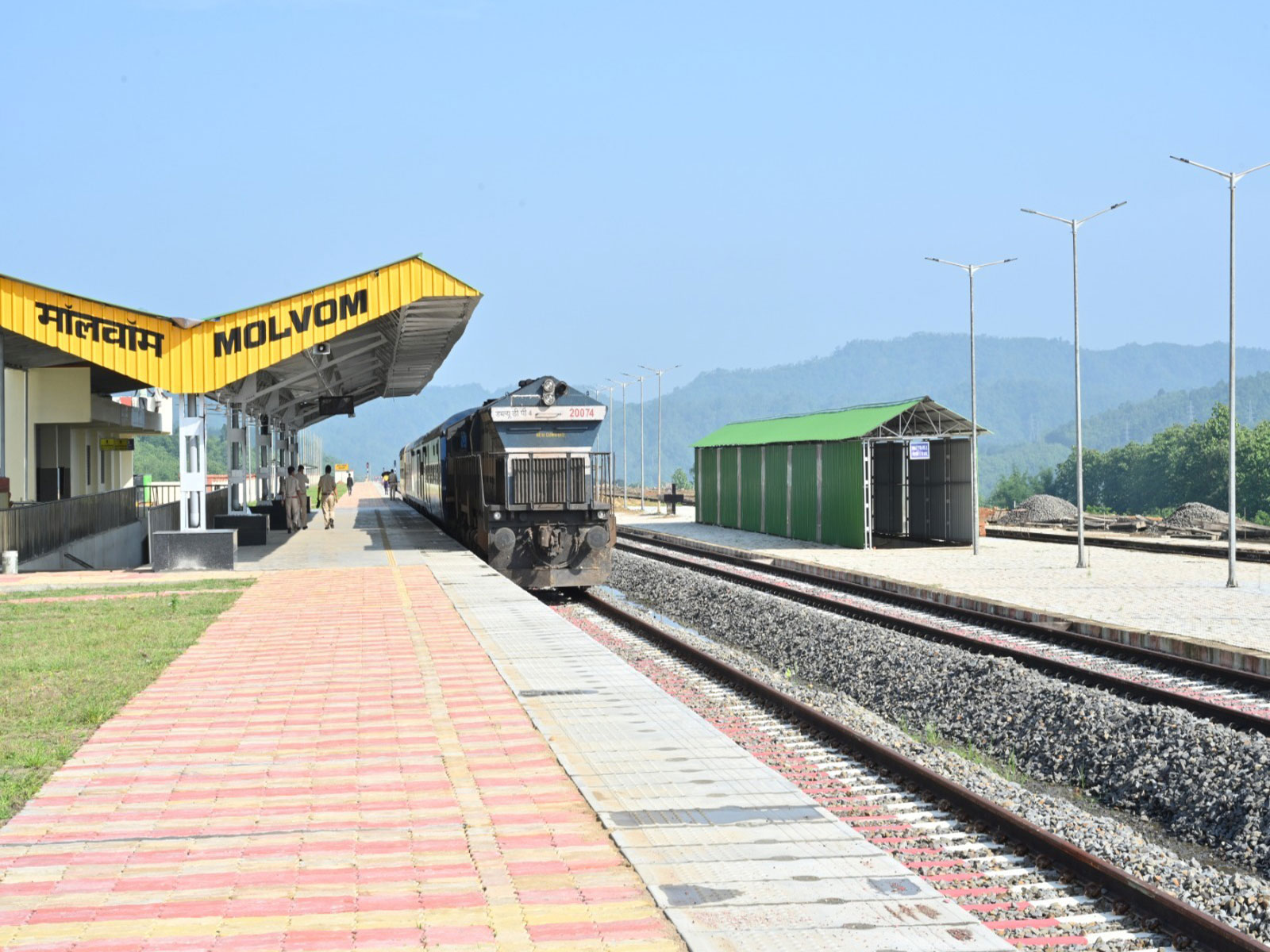 Bairabi-Sairang rail line (Photo/ANI) Bairabi-Sairang rail line (Photo/ANI)