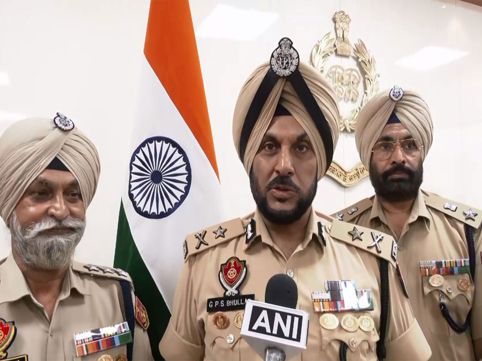 Punjab Police Commissioner Gurpreet Singh Bhullar (Photo/ANI) Punjab Police Commissioner Gurpreet Singh Bhullar (Photo/ANI)